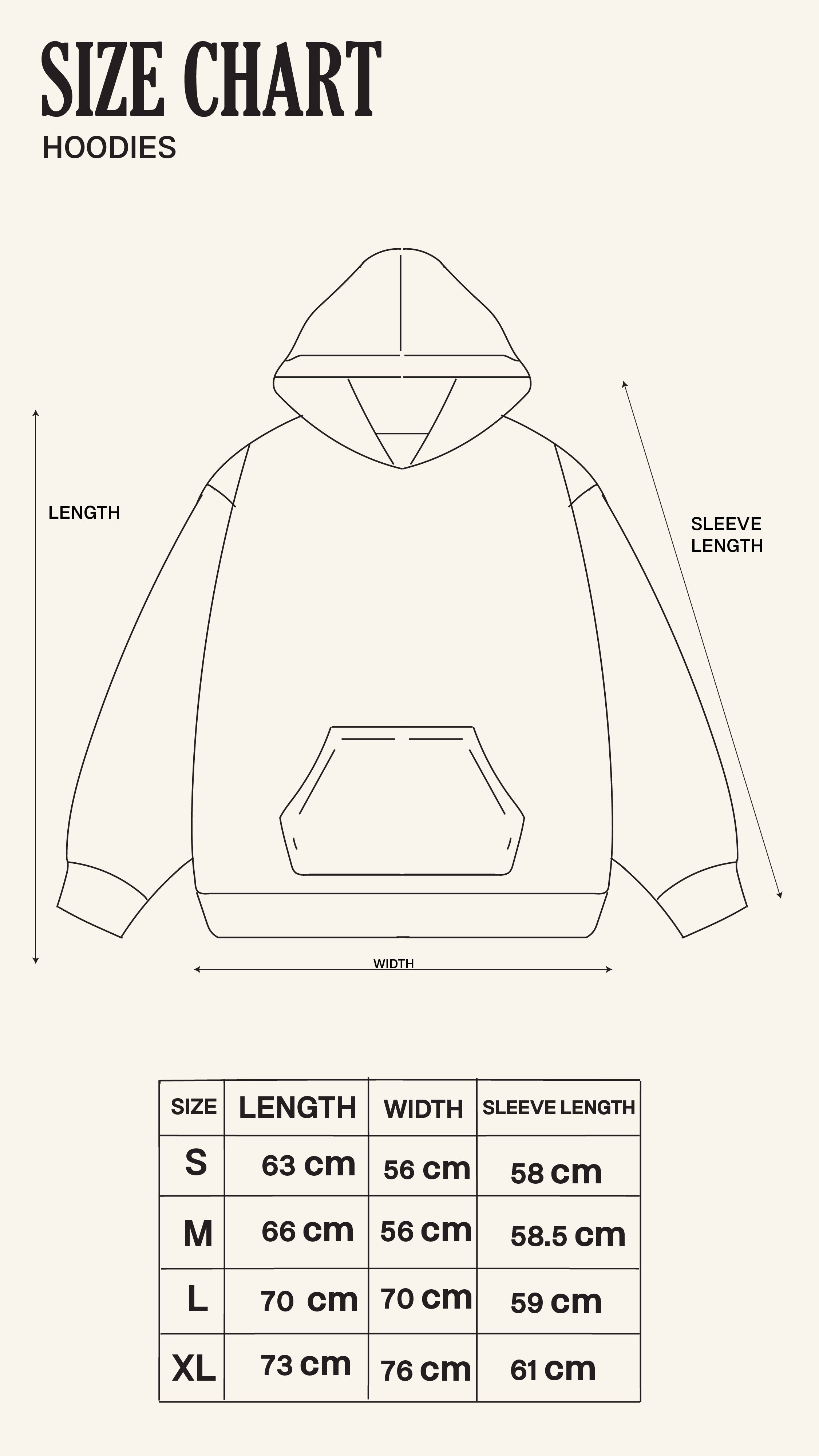 Size Chart for