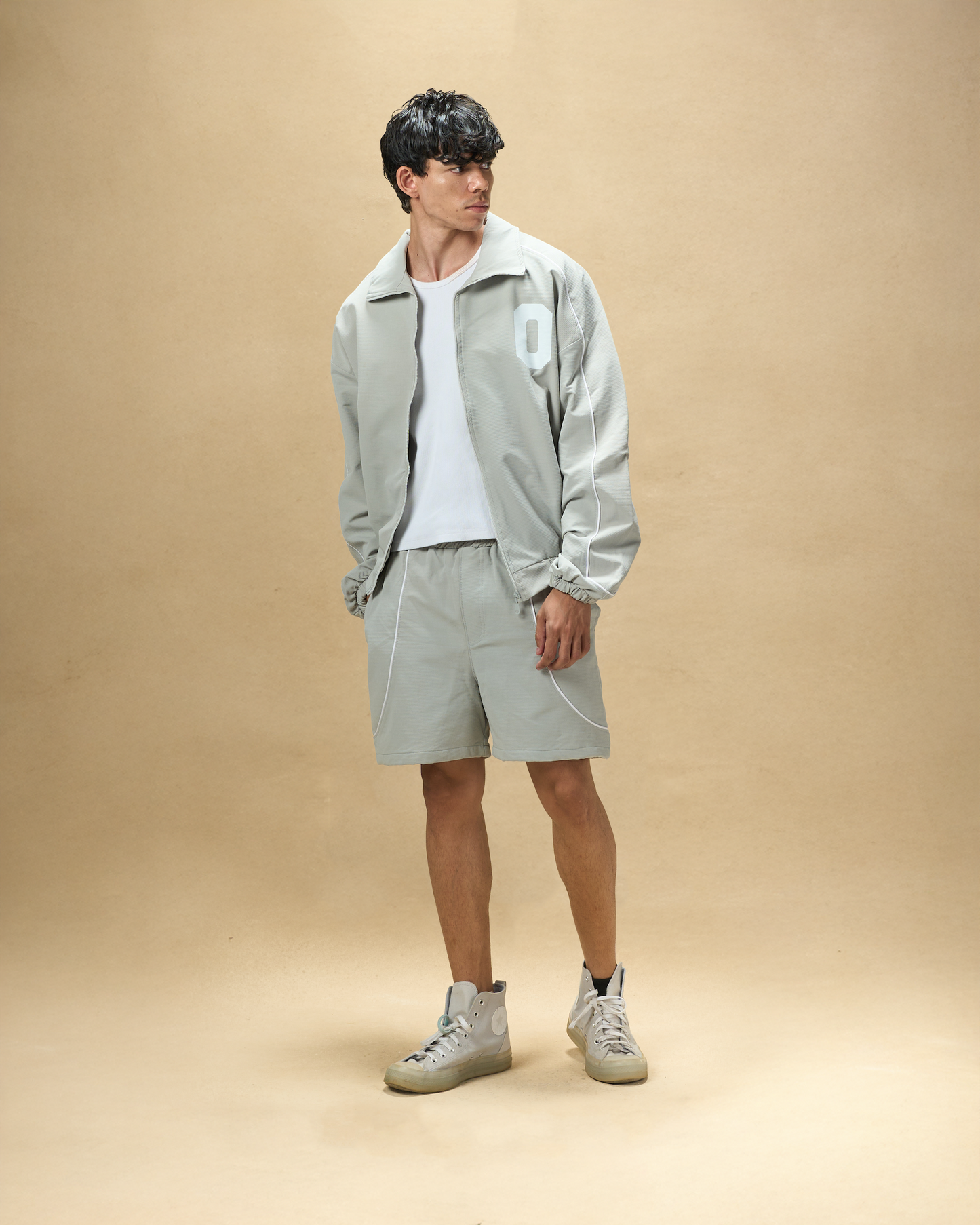 Grey Tracksuit Jacket