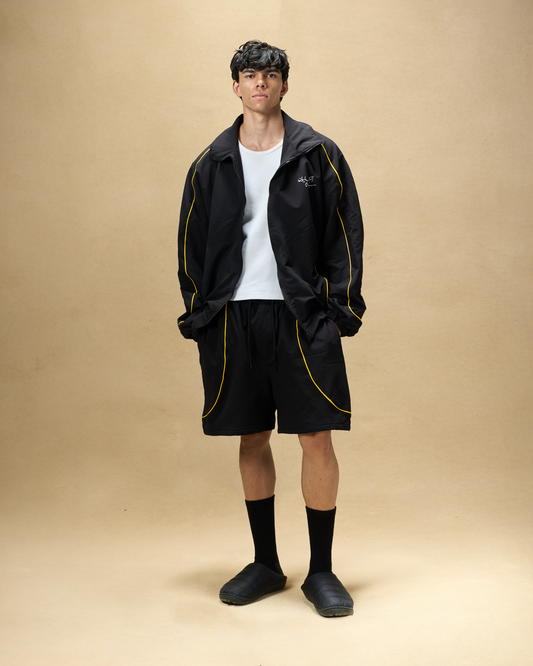 Black Tracksuit Shorts
