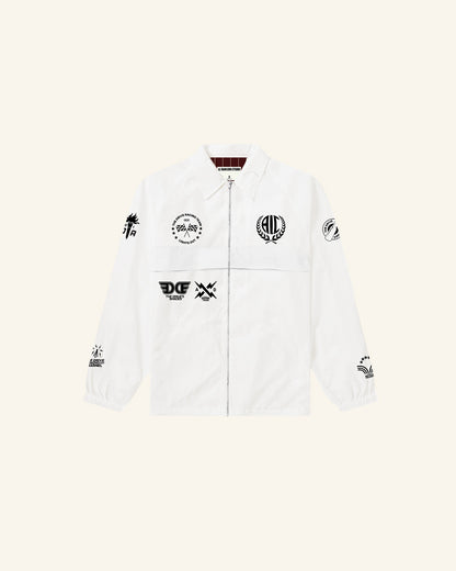 Pitlane Cream Windbreaker