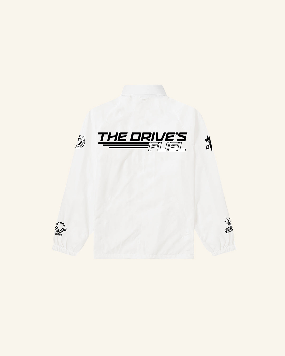 Pitlane Cream Windbreaker