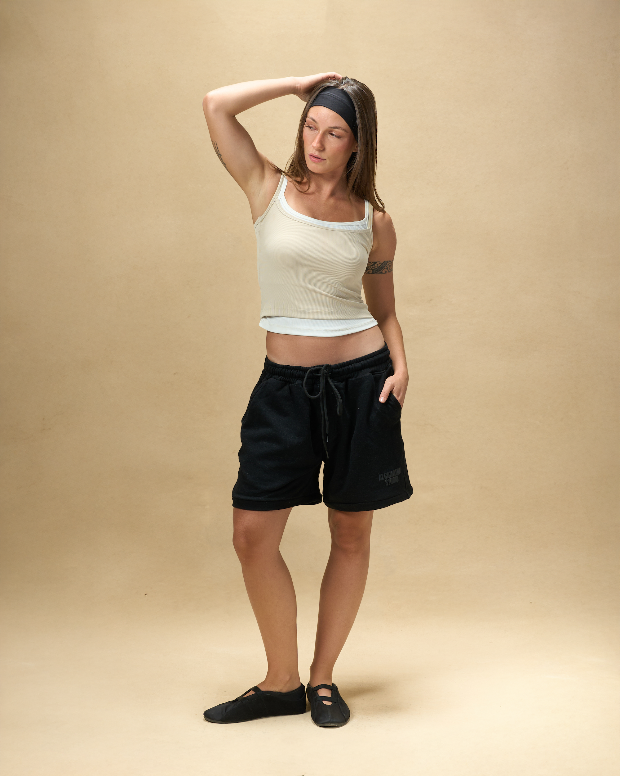 ALC Essential Black Shorts-5