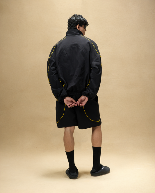Black Tracksuit Shorts