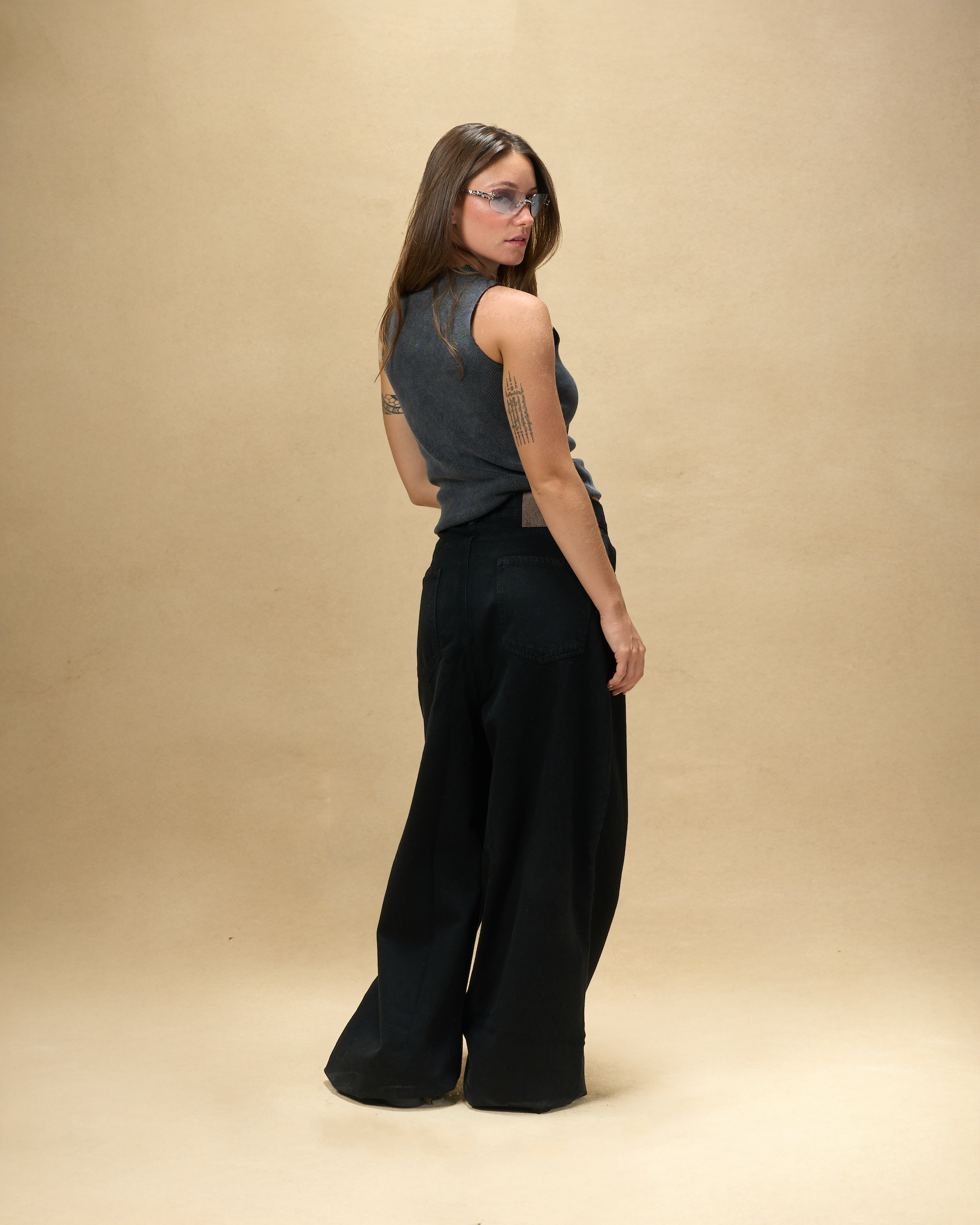 Washed Rib Cotton Tank Top-3