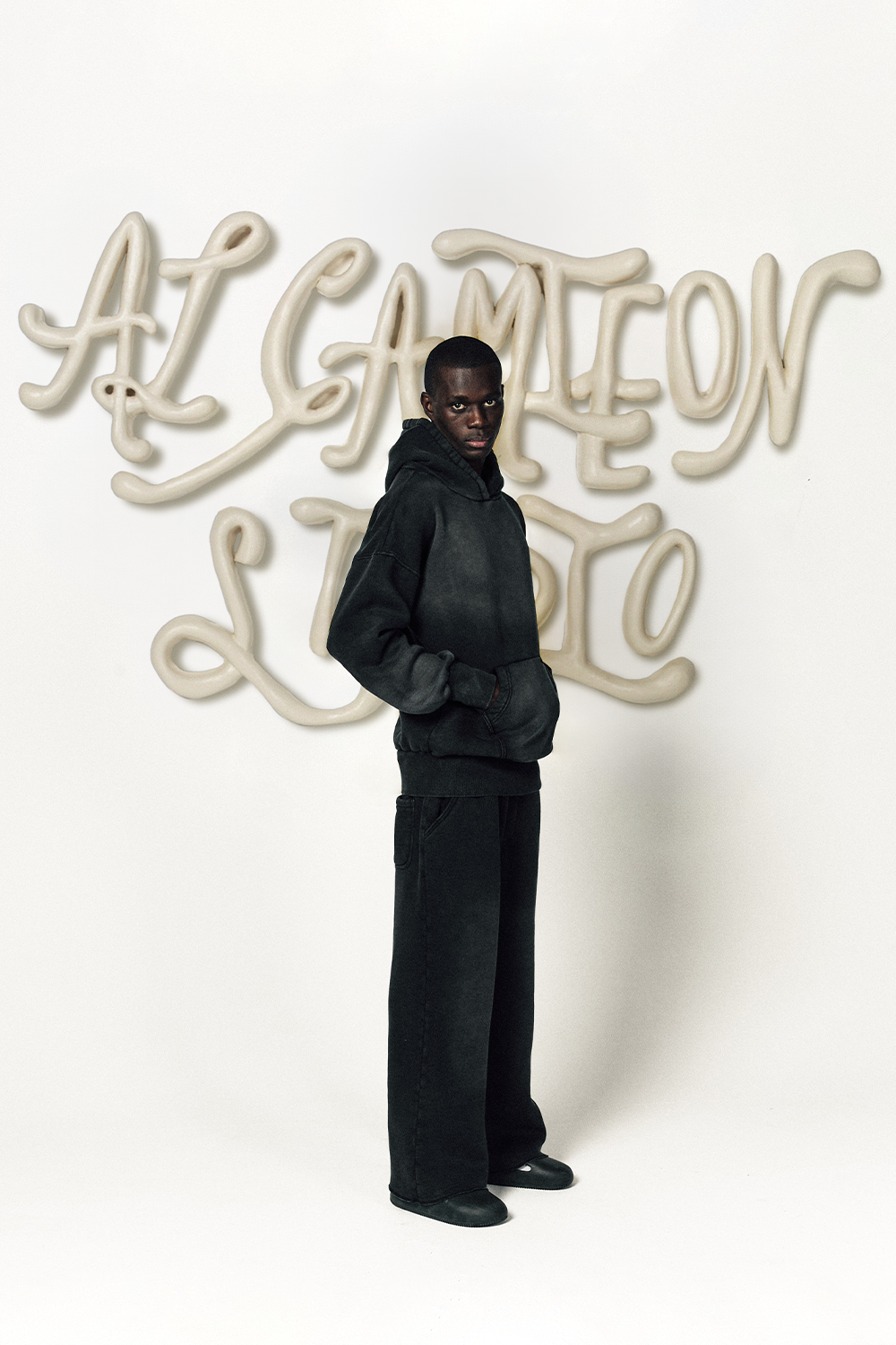 Al Camileon Studio Aged Black Hoodie-2