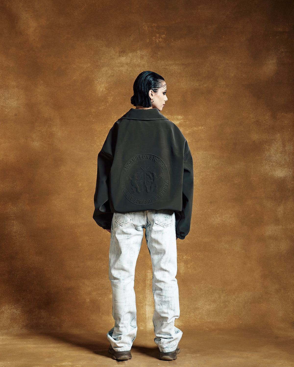 White Paint Denim-3