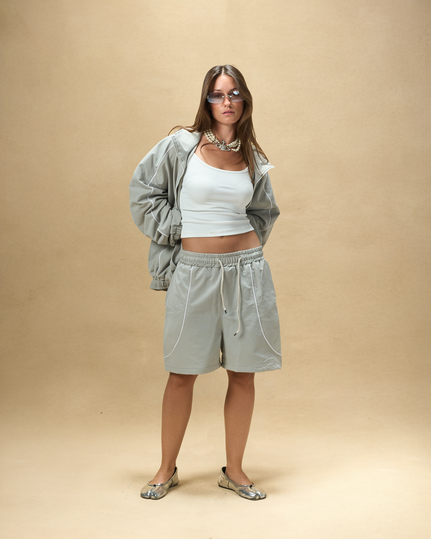 Grey Tracksuit Jacket