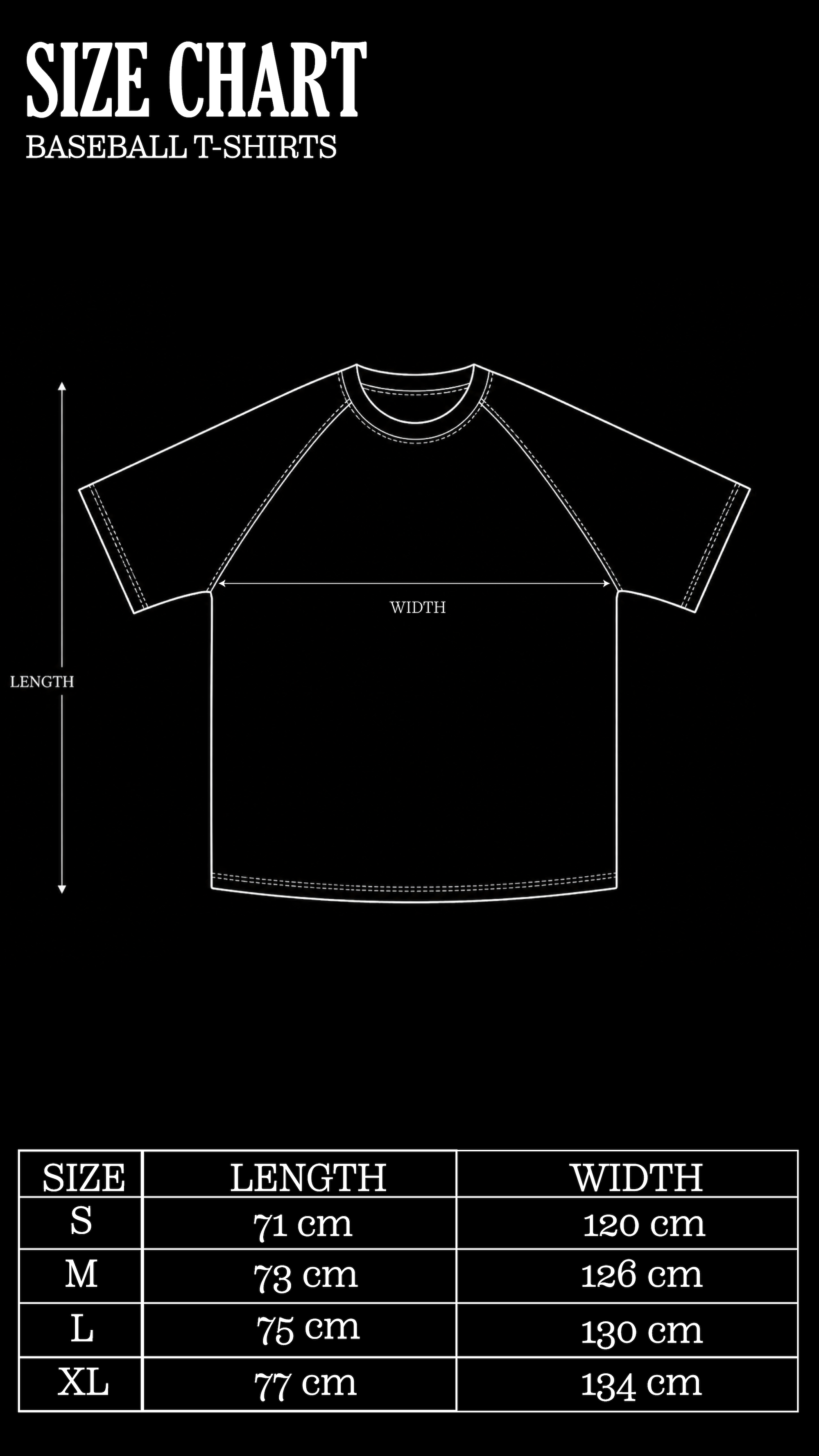 Size Chart for Butter Yellow Printed T-shirt