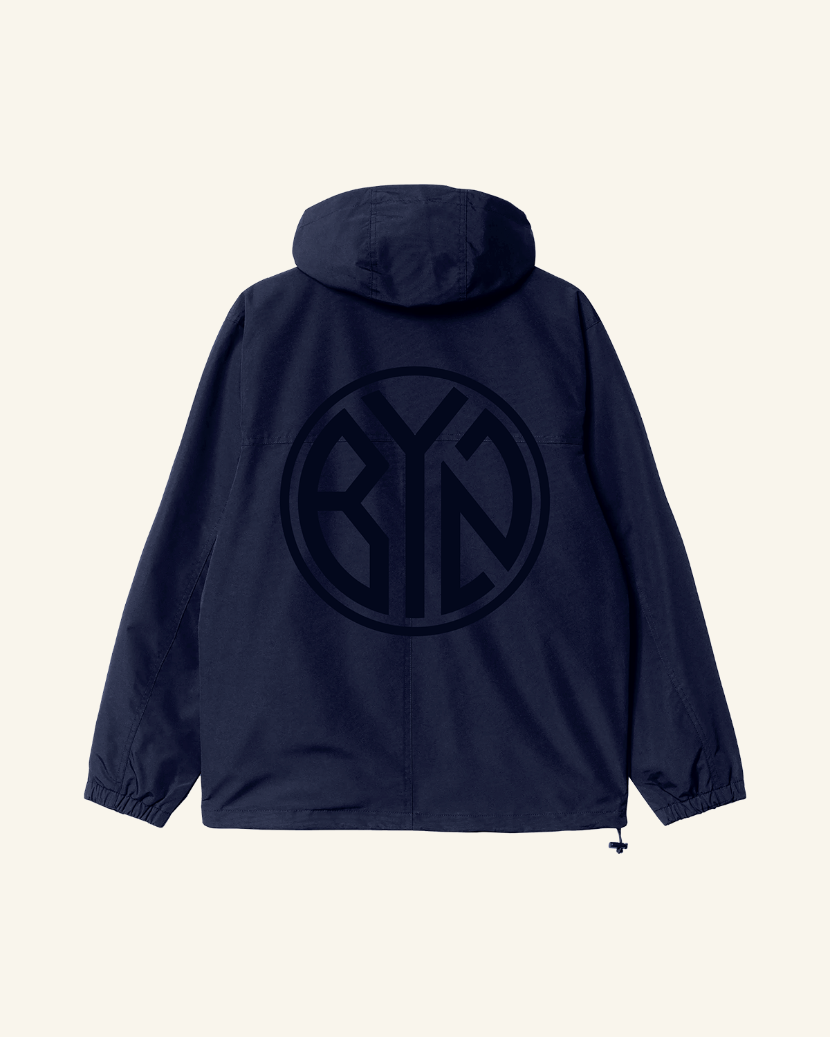 Navy Windbreaker Jacket-10