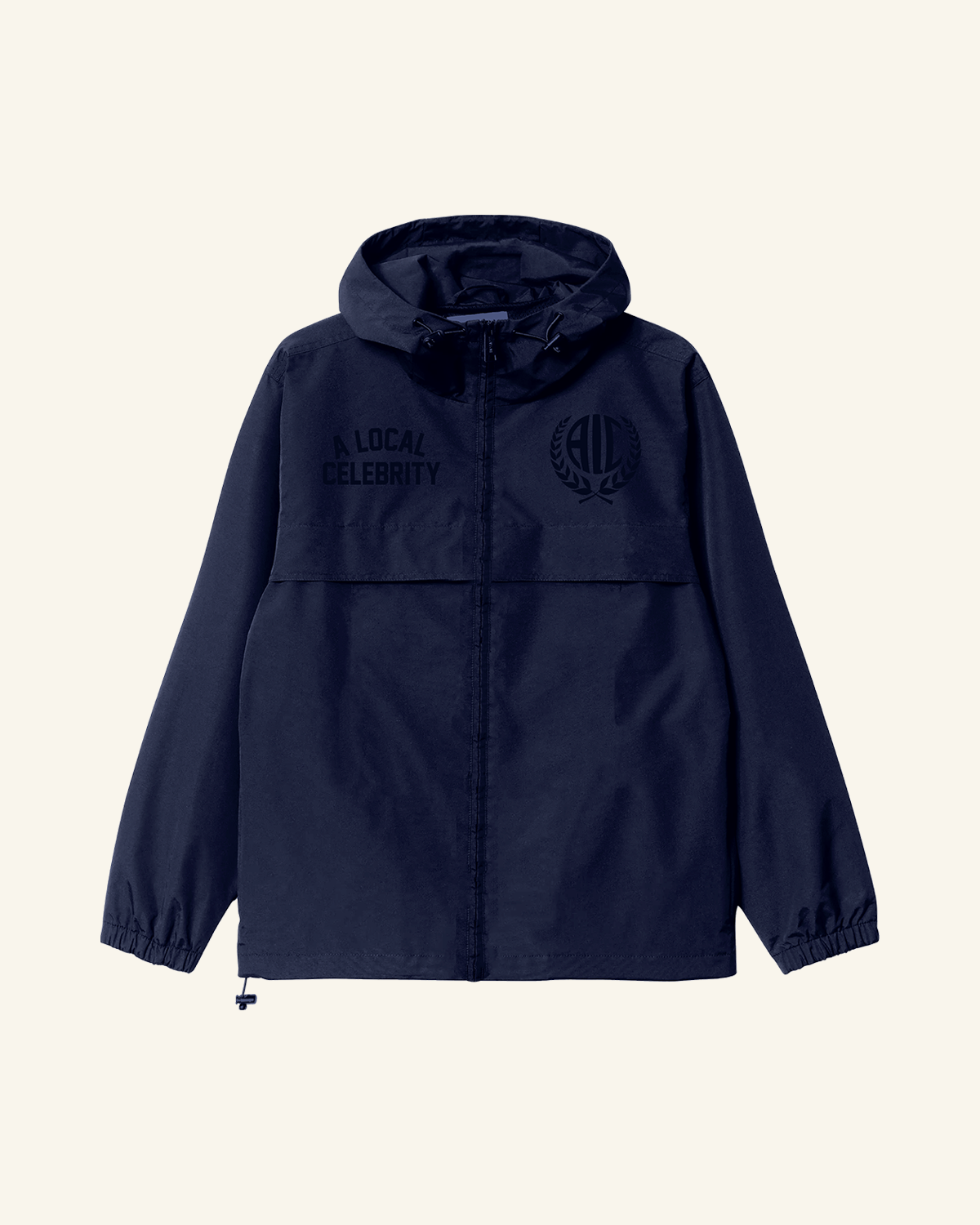Navy Windbreaker Jacket