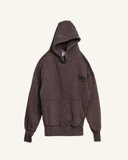 Al Camileon Studio Aged Brown Hoodie