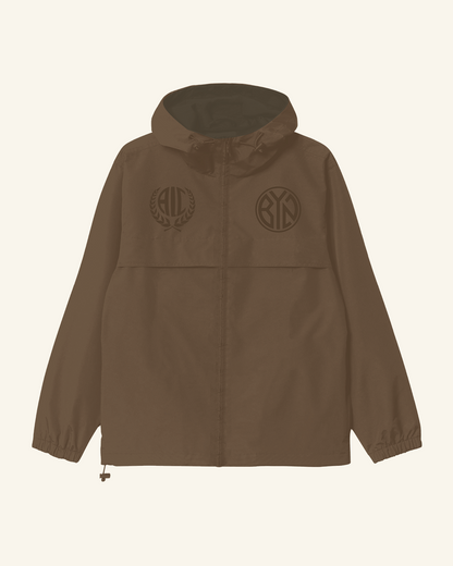 Olive X Brown Oak Reversible Windbreaker Jacket