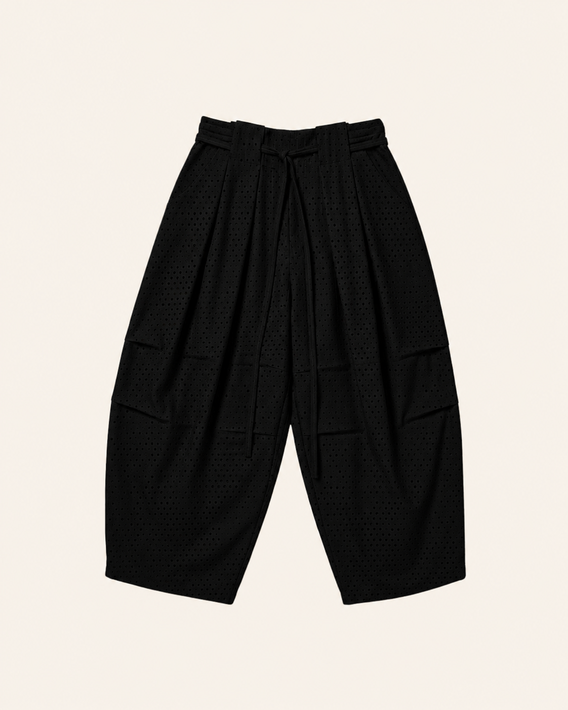 Noir Pleated Volume Pants