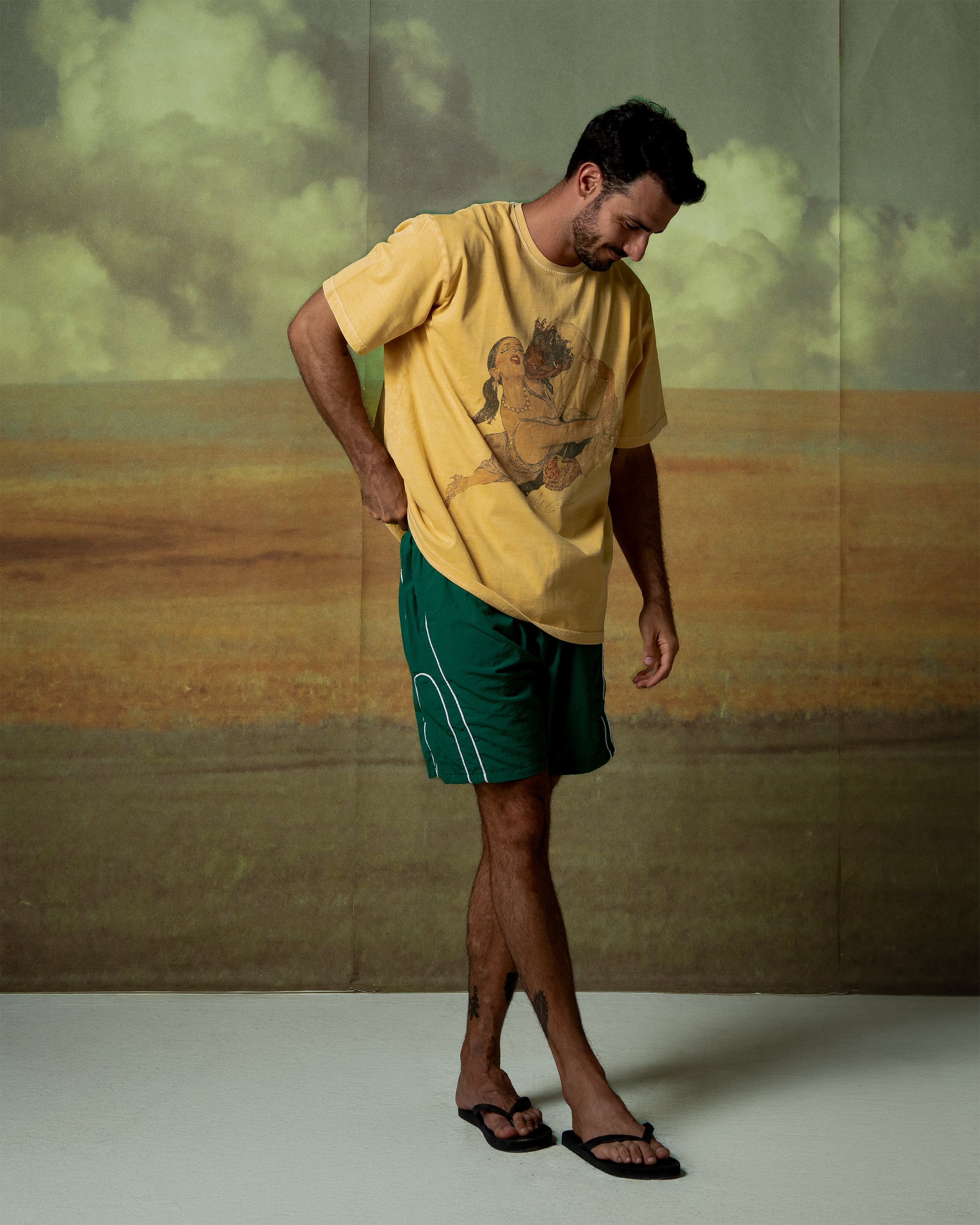 The Last Waltz Washed Yellow T-shirt-2
