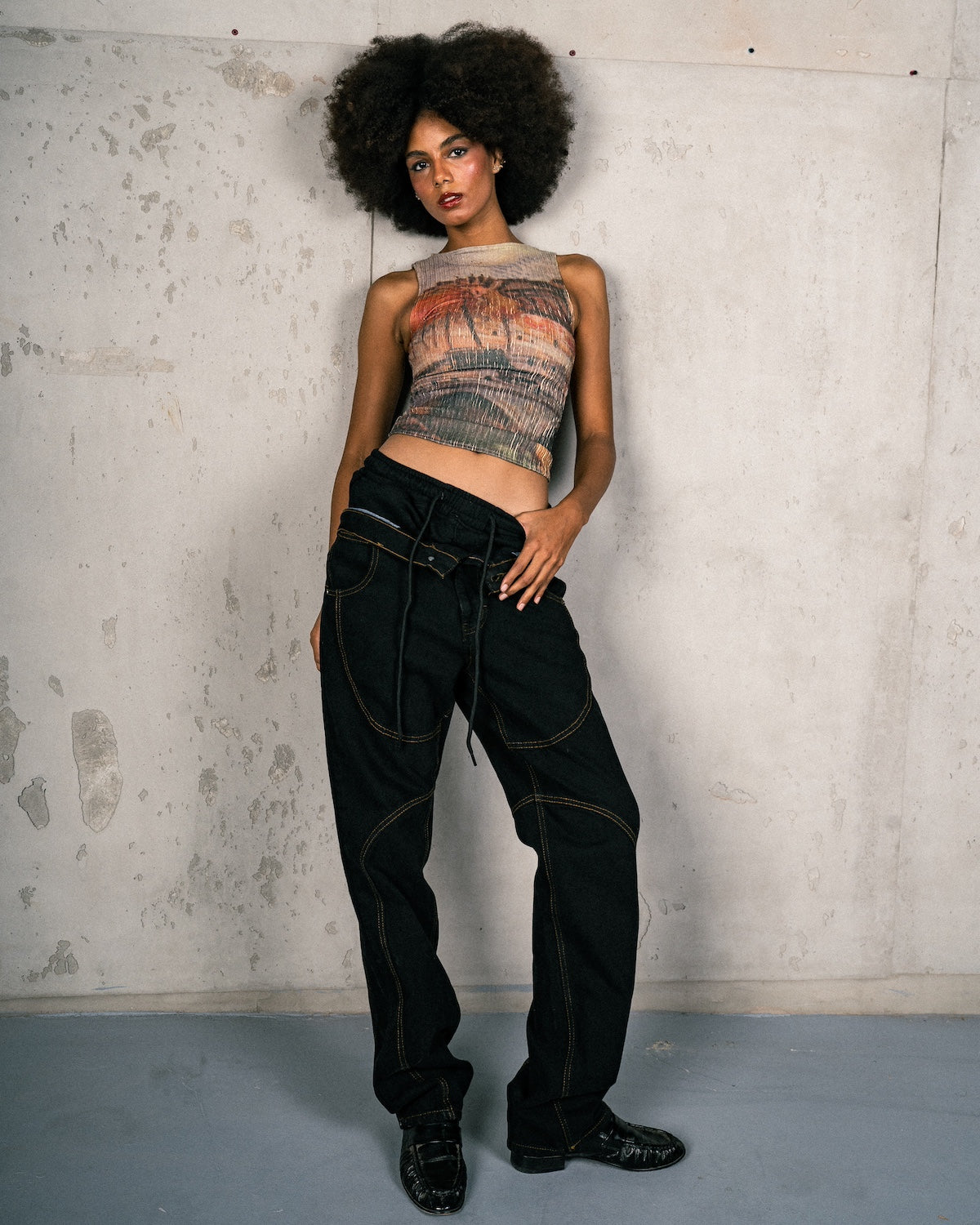Black School Denim
