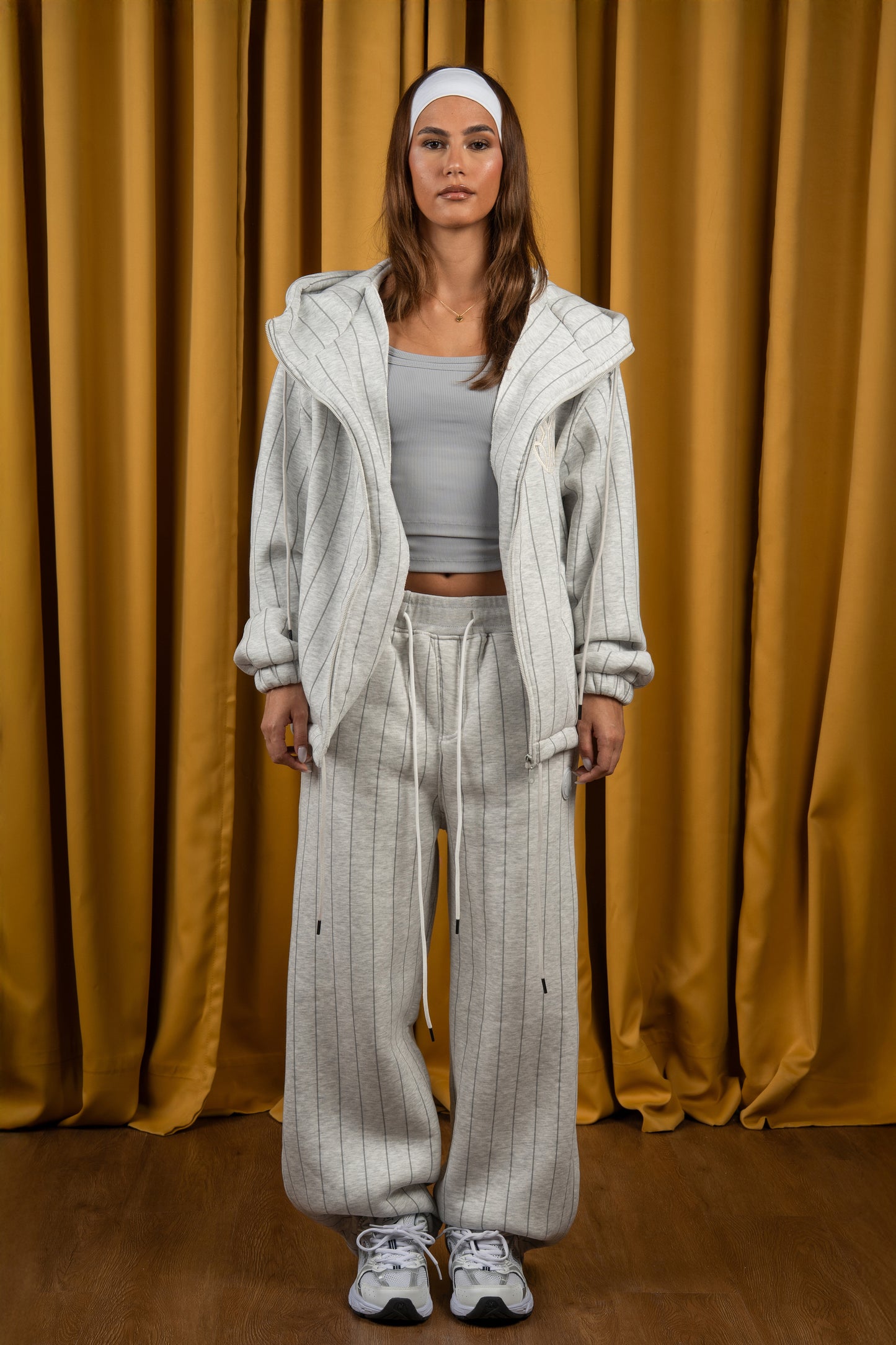 Graphite Striped Sweatpants