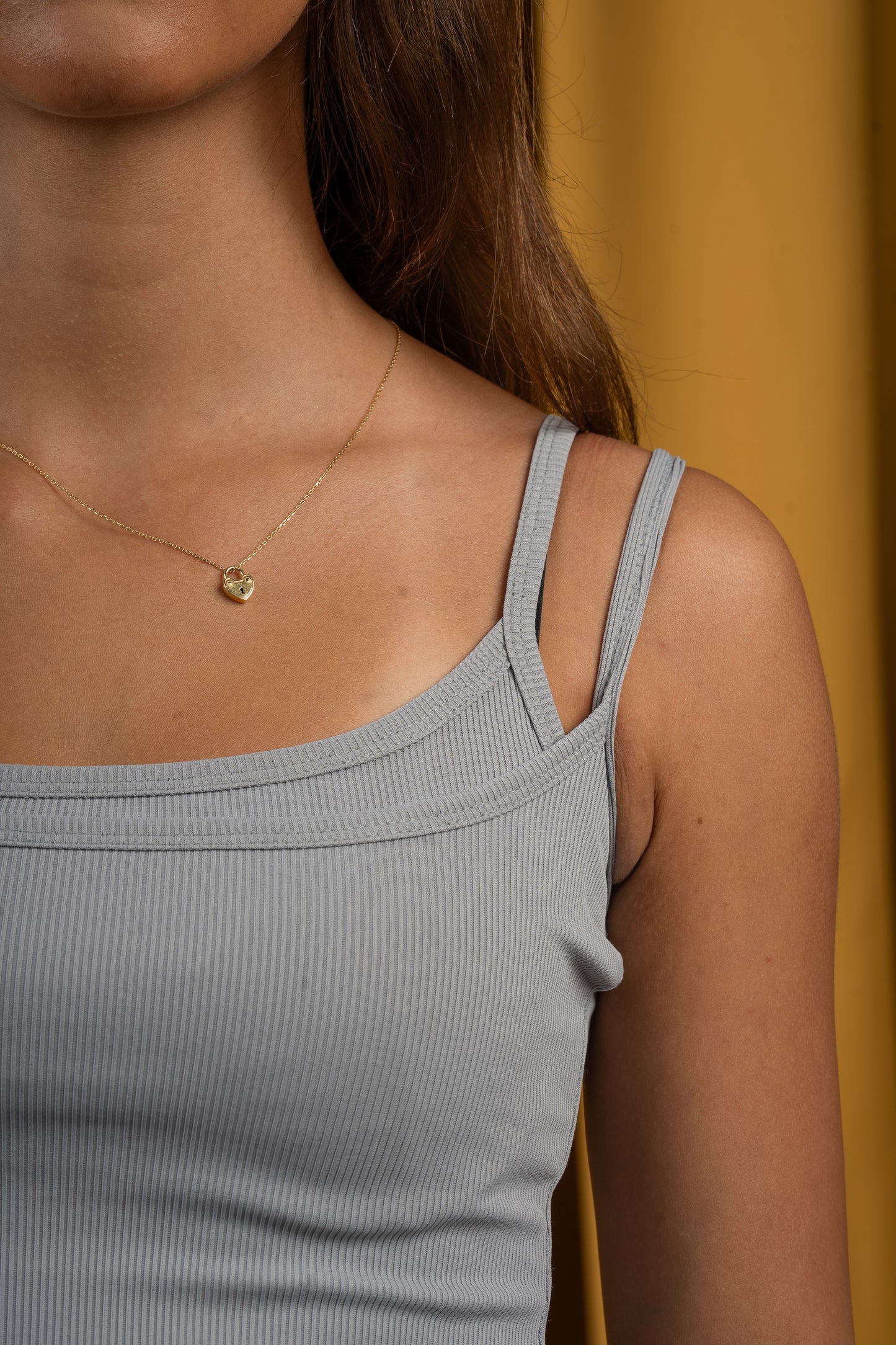 Grey on Grey Double Tank Top