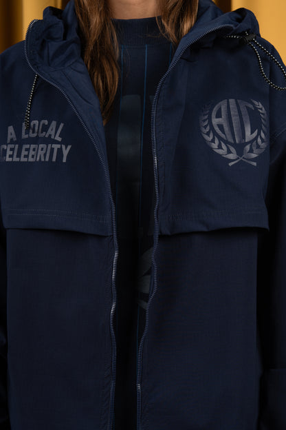 Navy Windbreaker Jacket