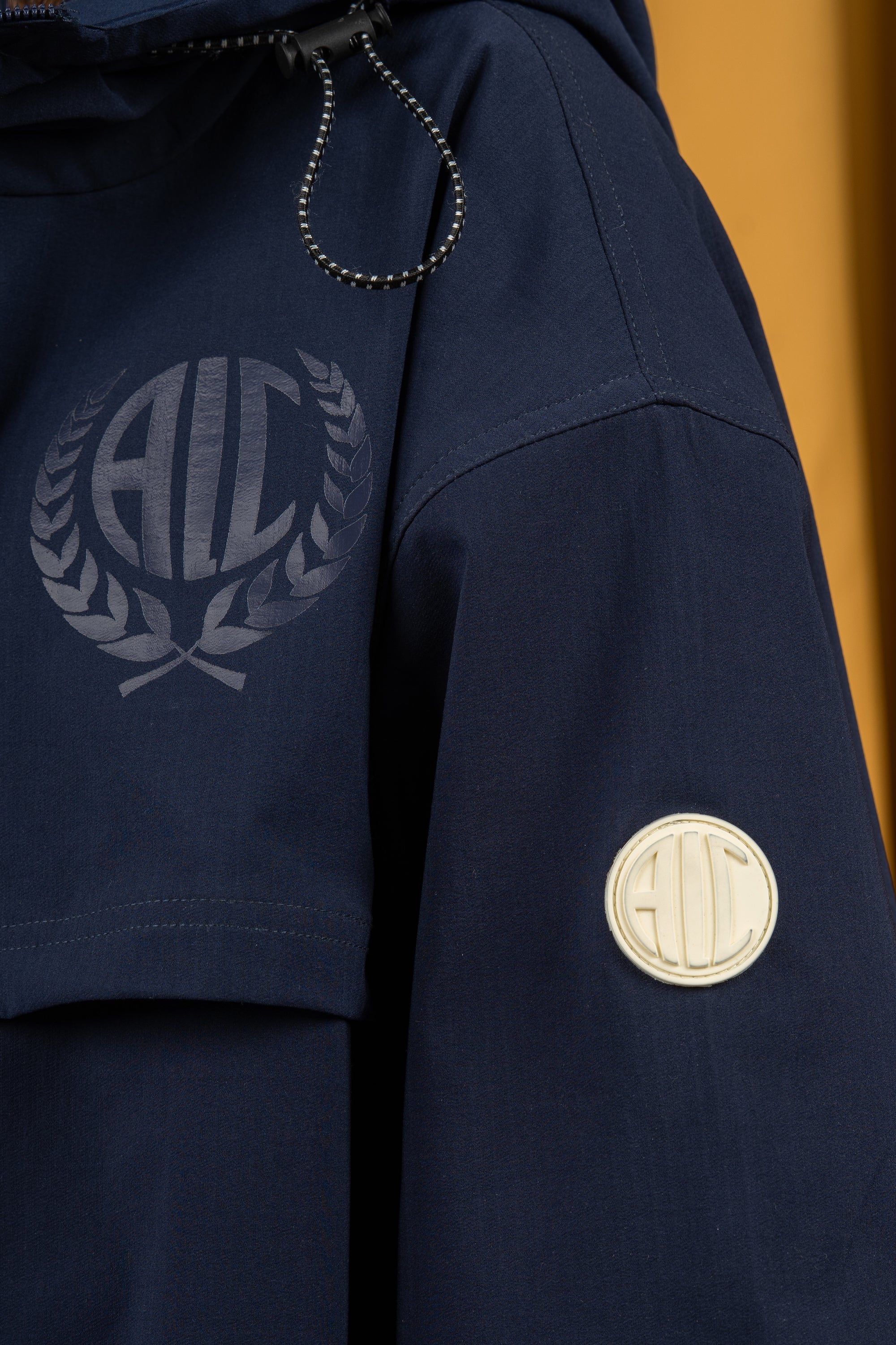 Navy Windbreaker Jacket-7