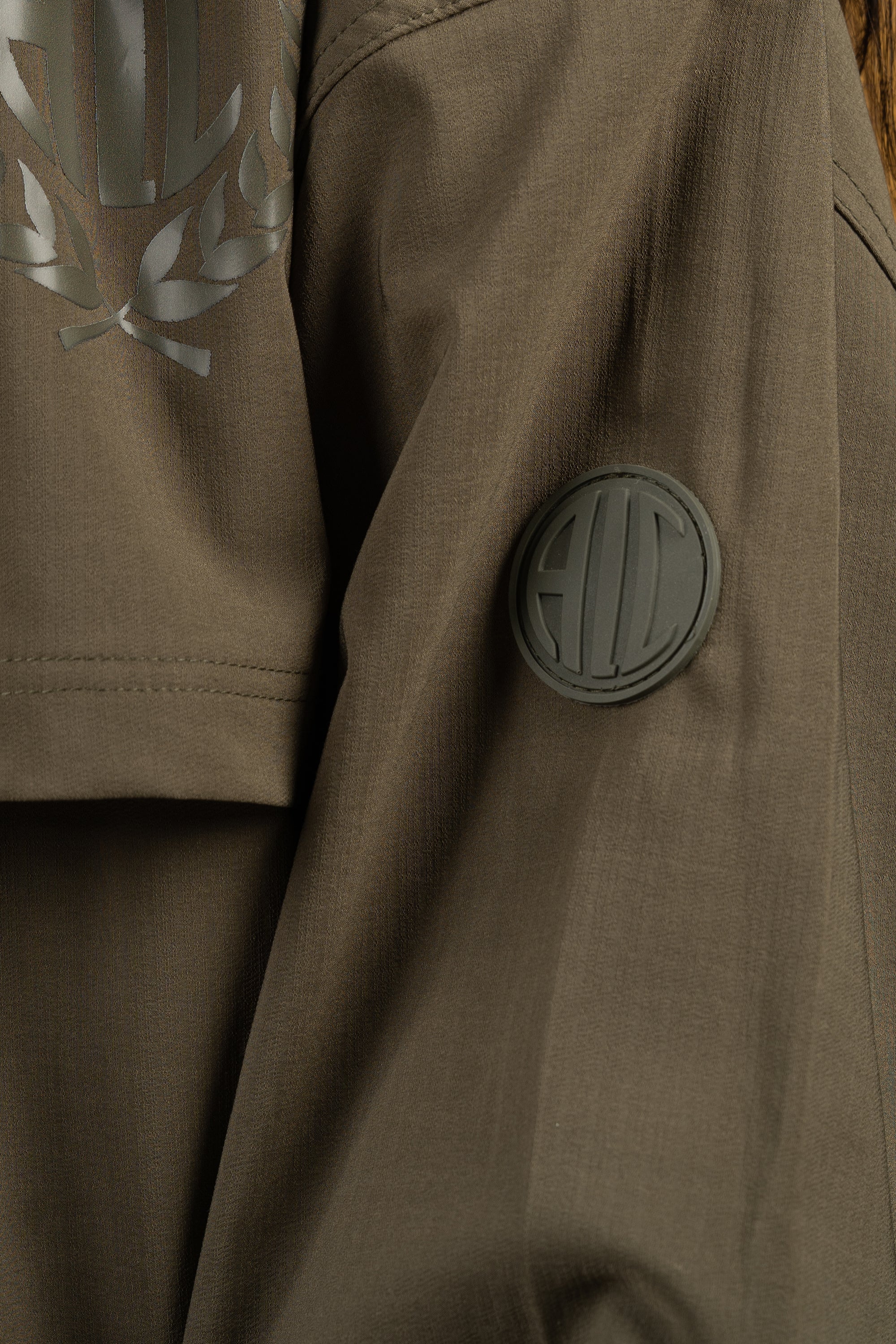 Olive X Brown Oak Reversible Windbreaker Jacket-5