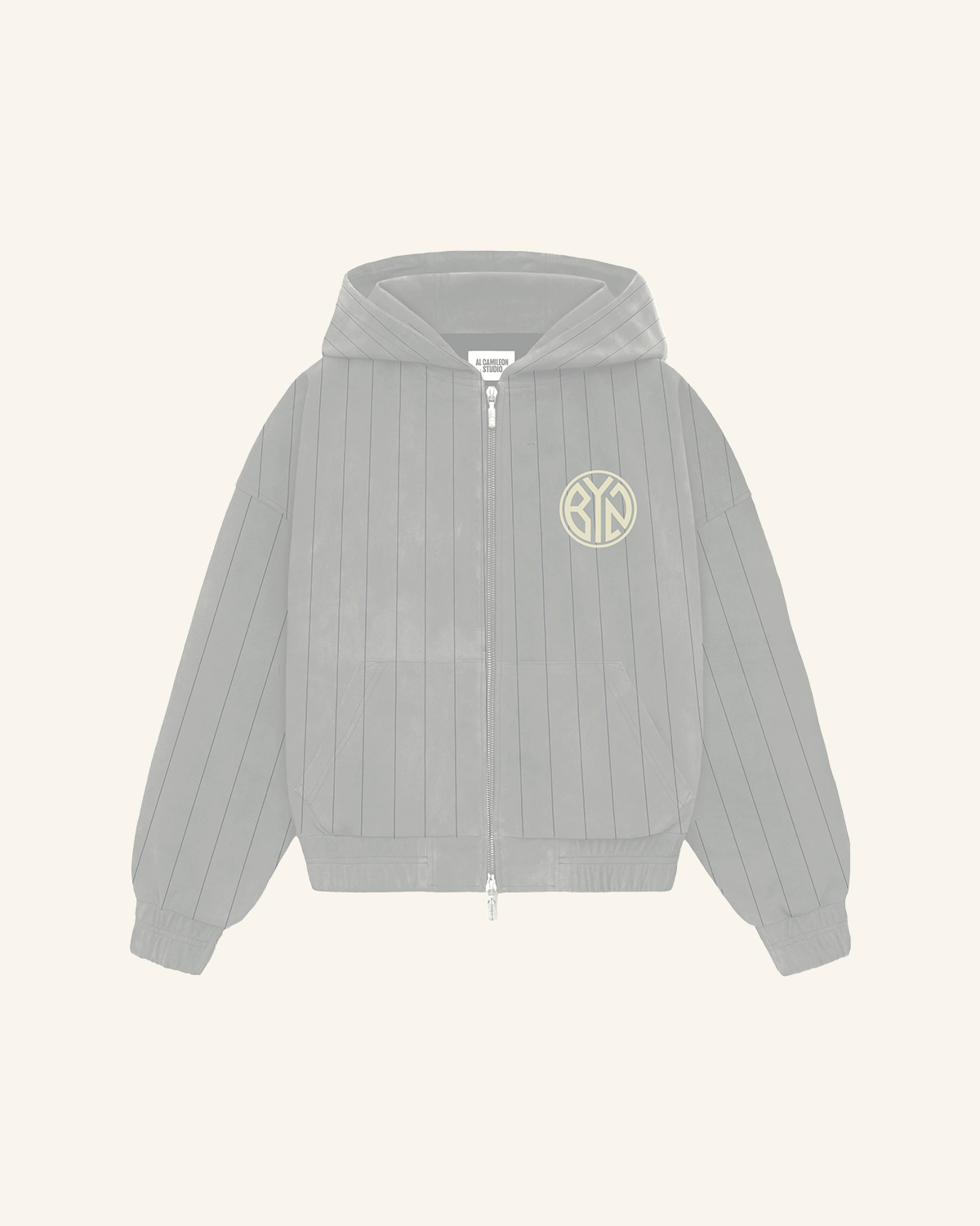 Graphite Striped Zipup