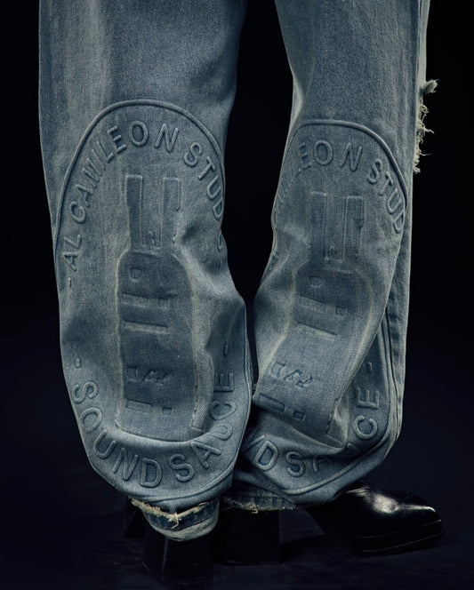 OG Blue Embossed Denim