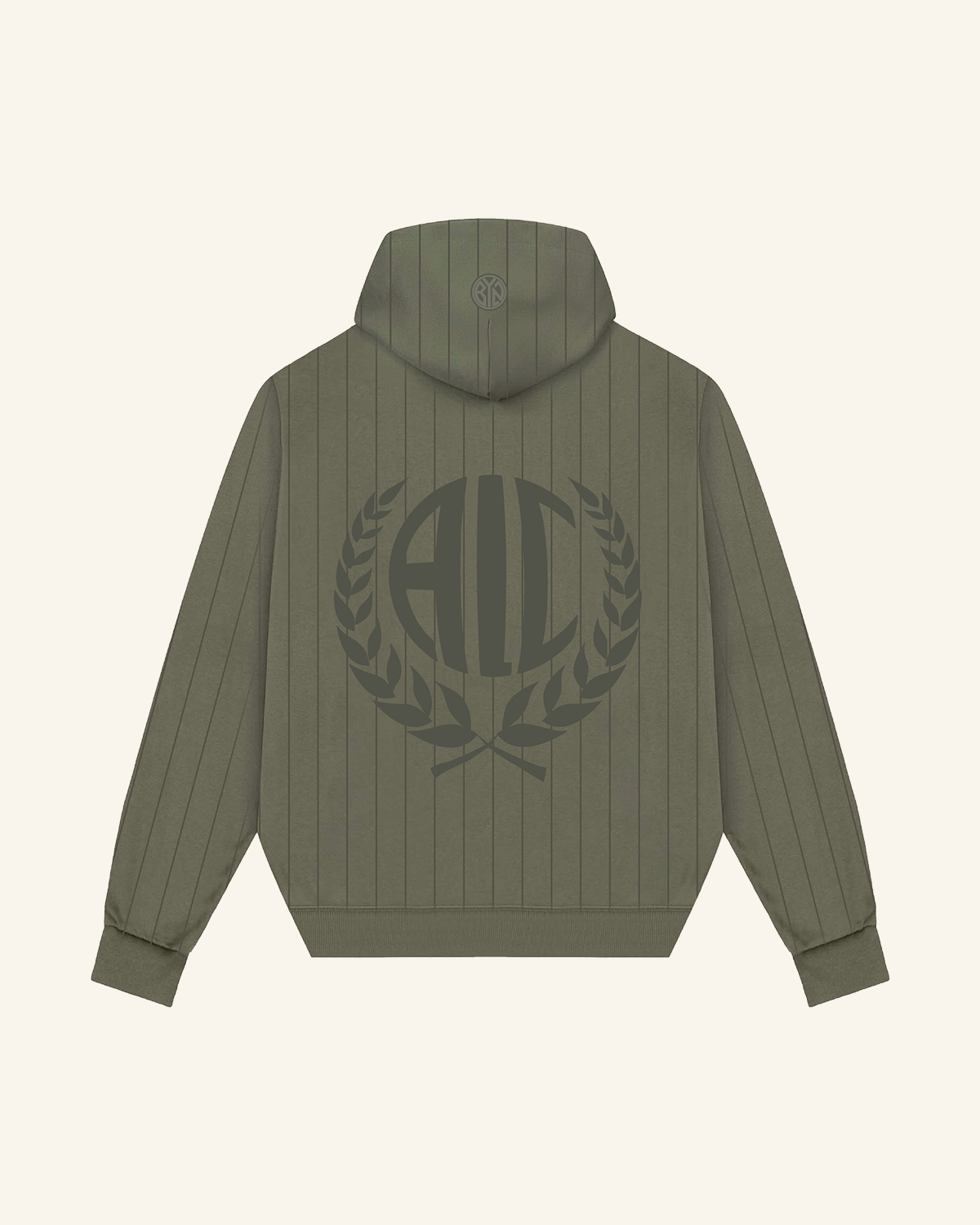 Olive Striped Hoodie-7