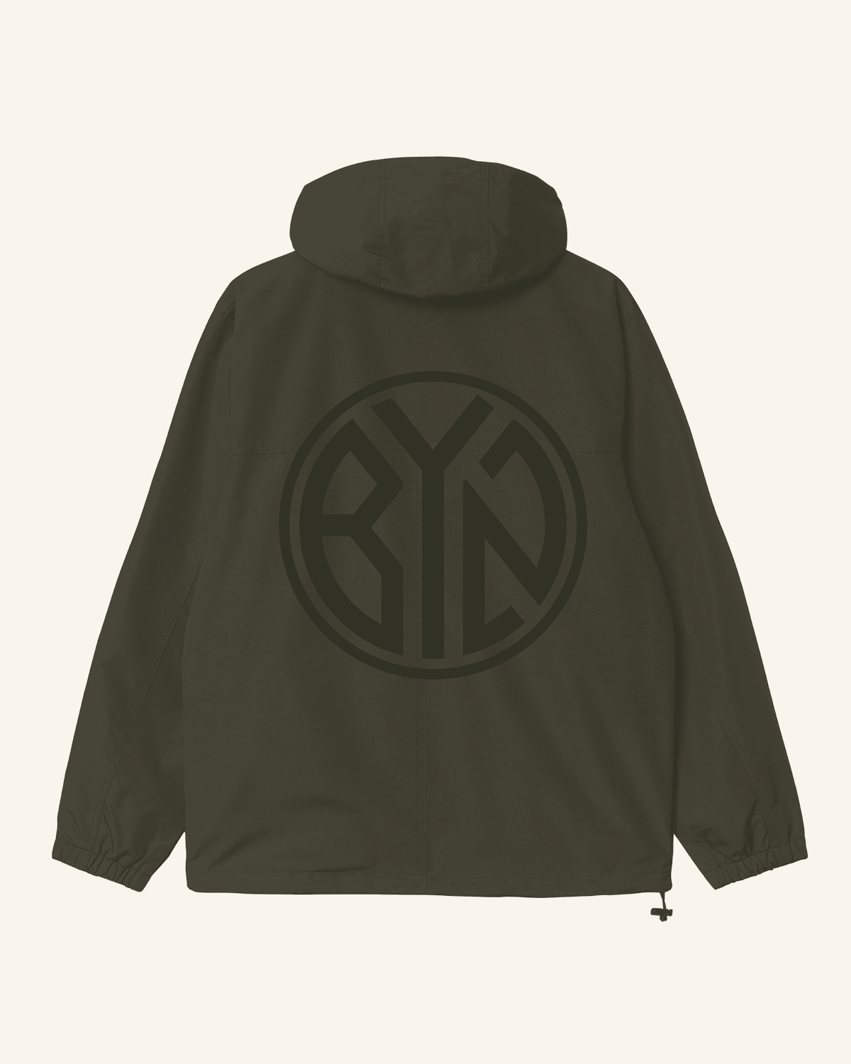 Olive X Brown Oak Reversible Windbreaker Jacket-15