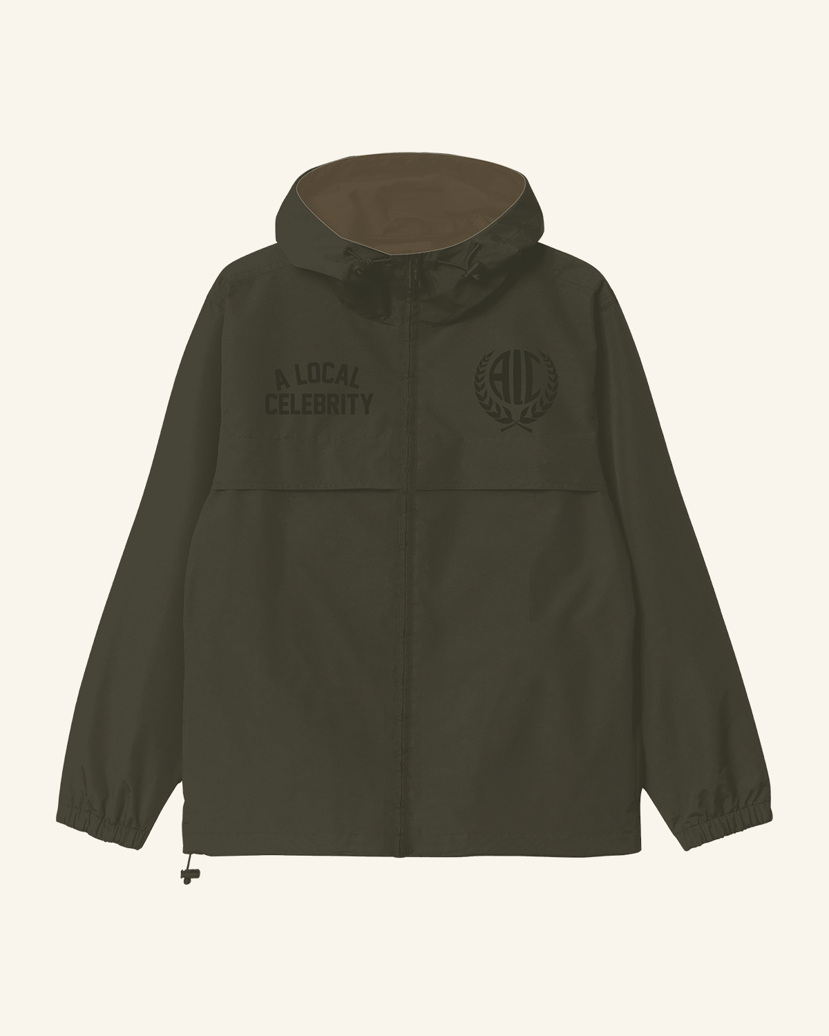 Olive X Brown Oak Reversible Windbreaker Jacket