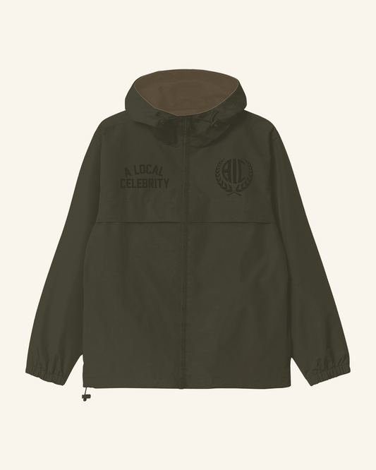 Olive X Brown Oak Reversible Windbreaker Jacket