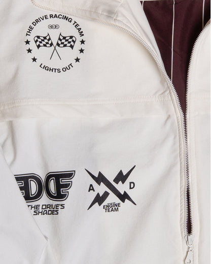 Pitlane Cream Windbreaker