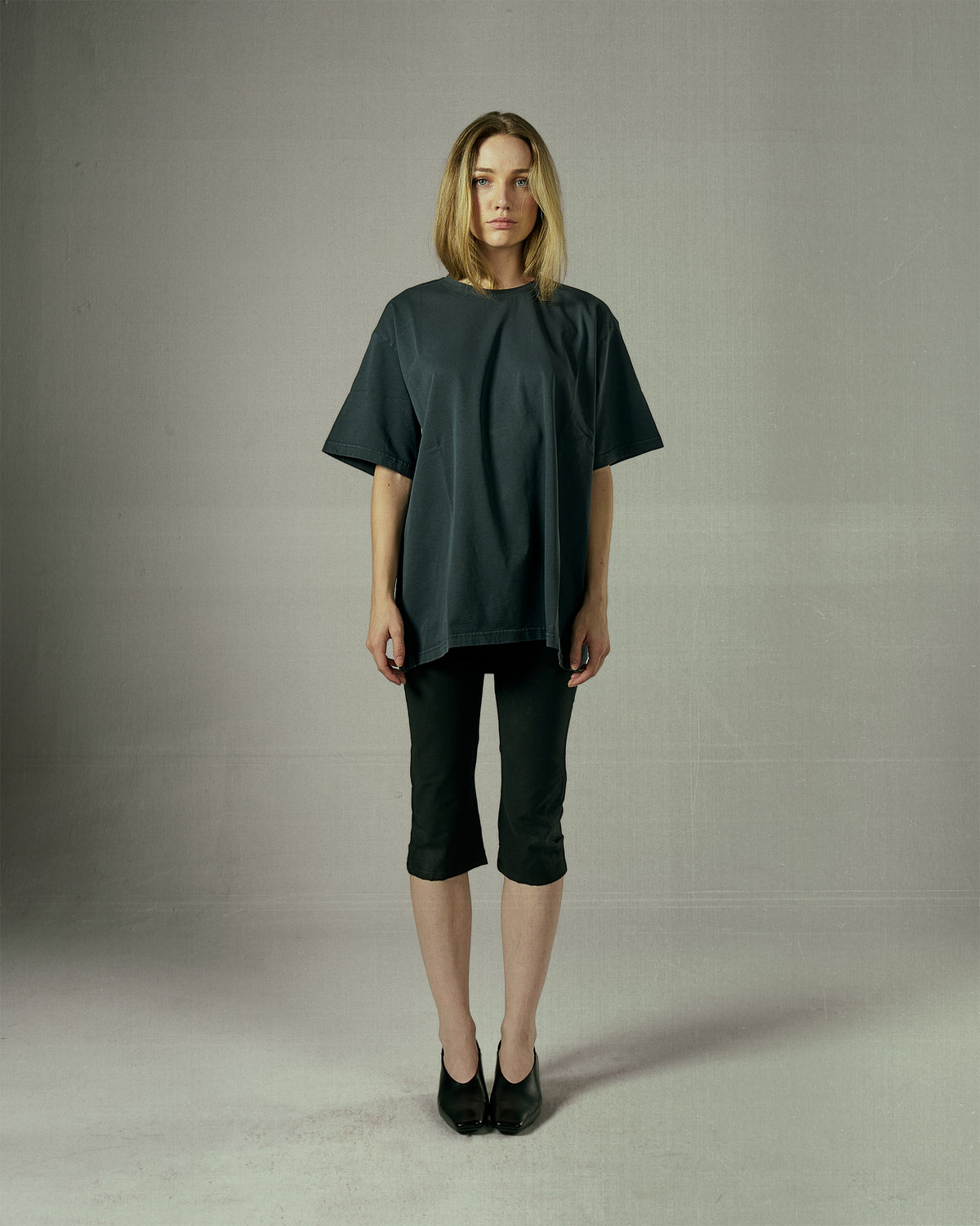 Scorched Washed Black T-Shirt-6
