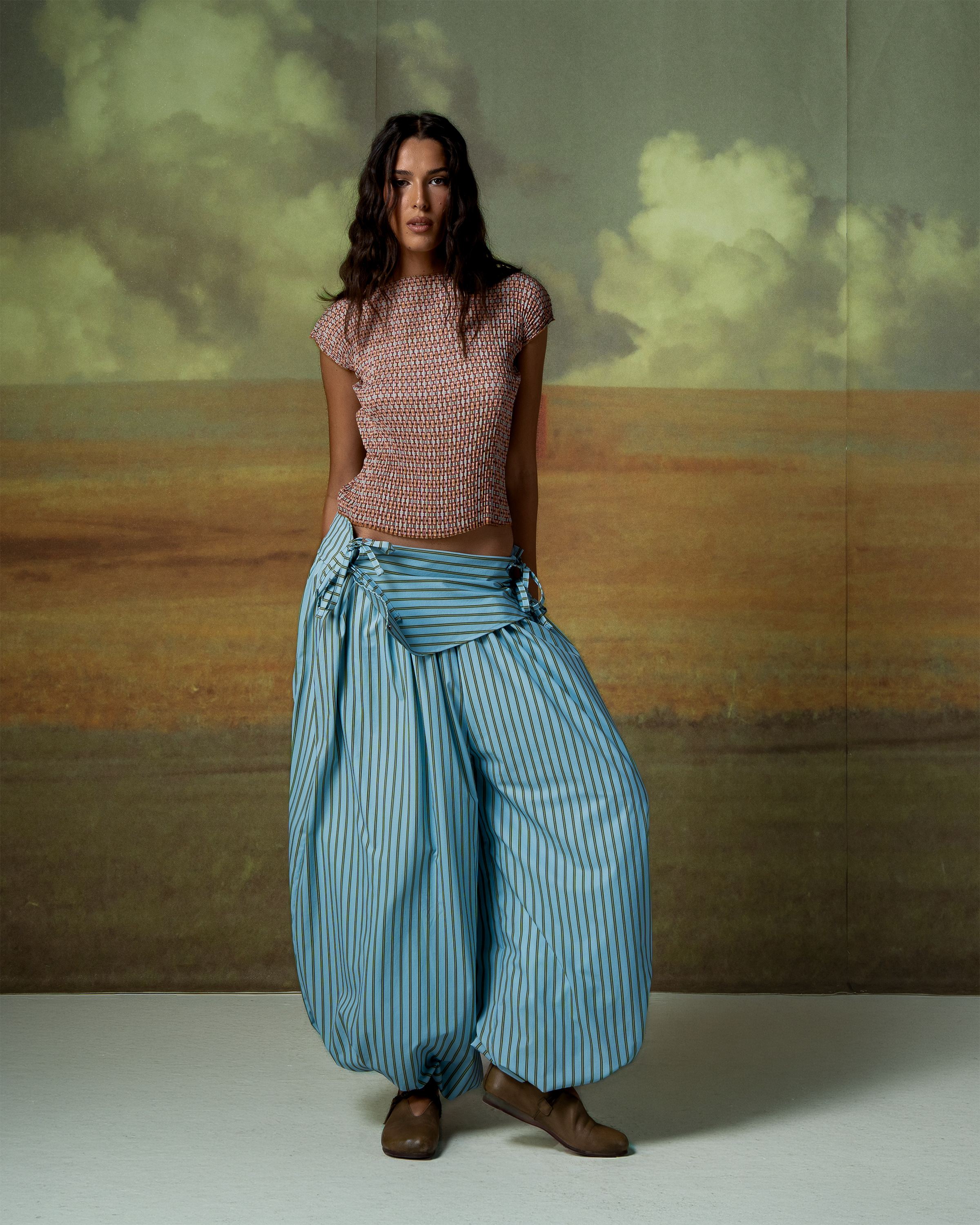 Harbor Striped Cloud Pants