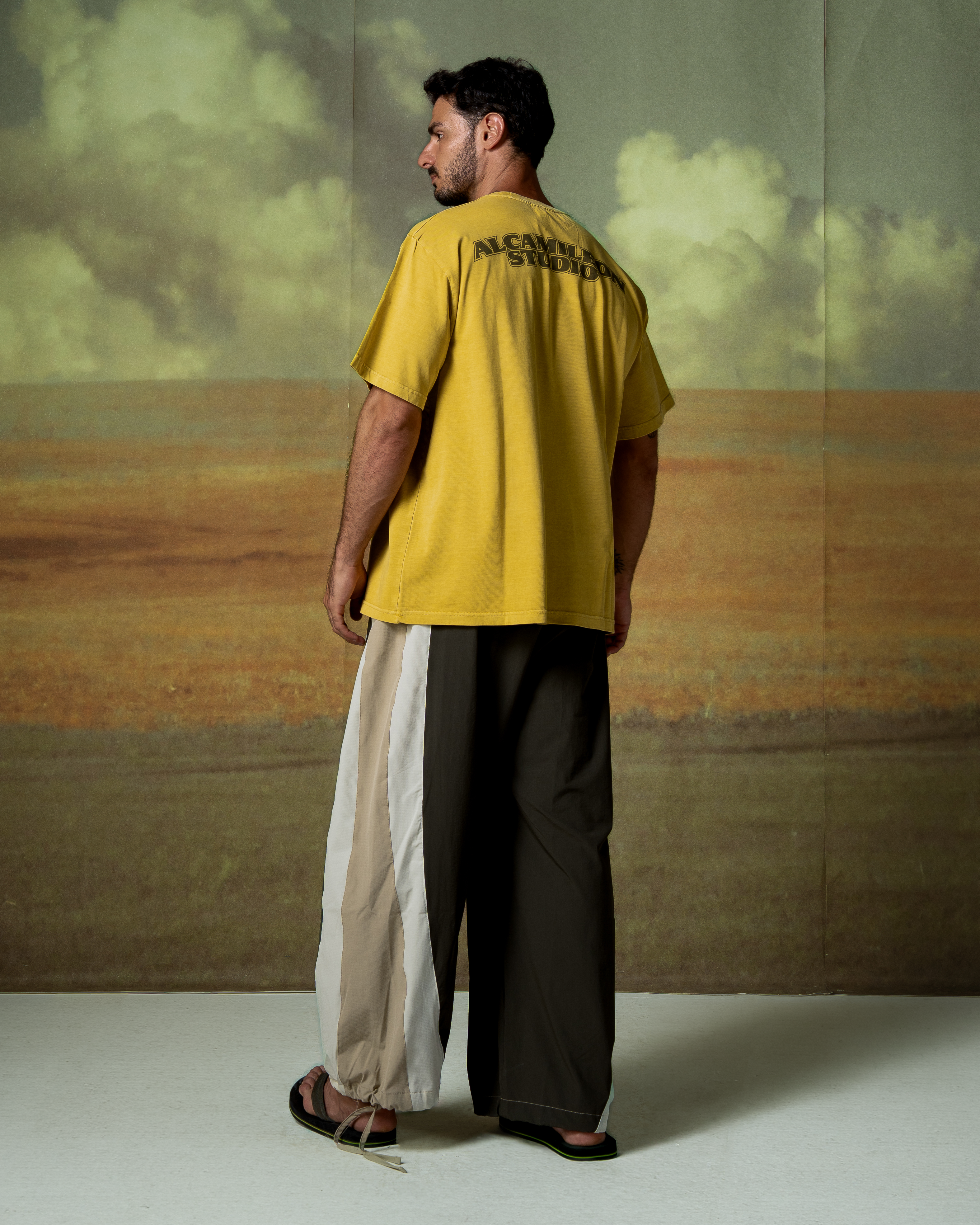 Vintage Olive Track Pants-3