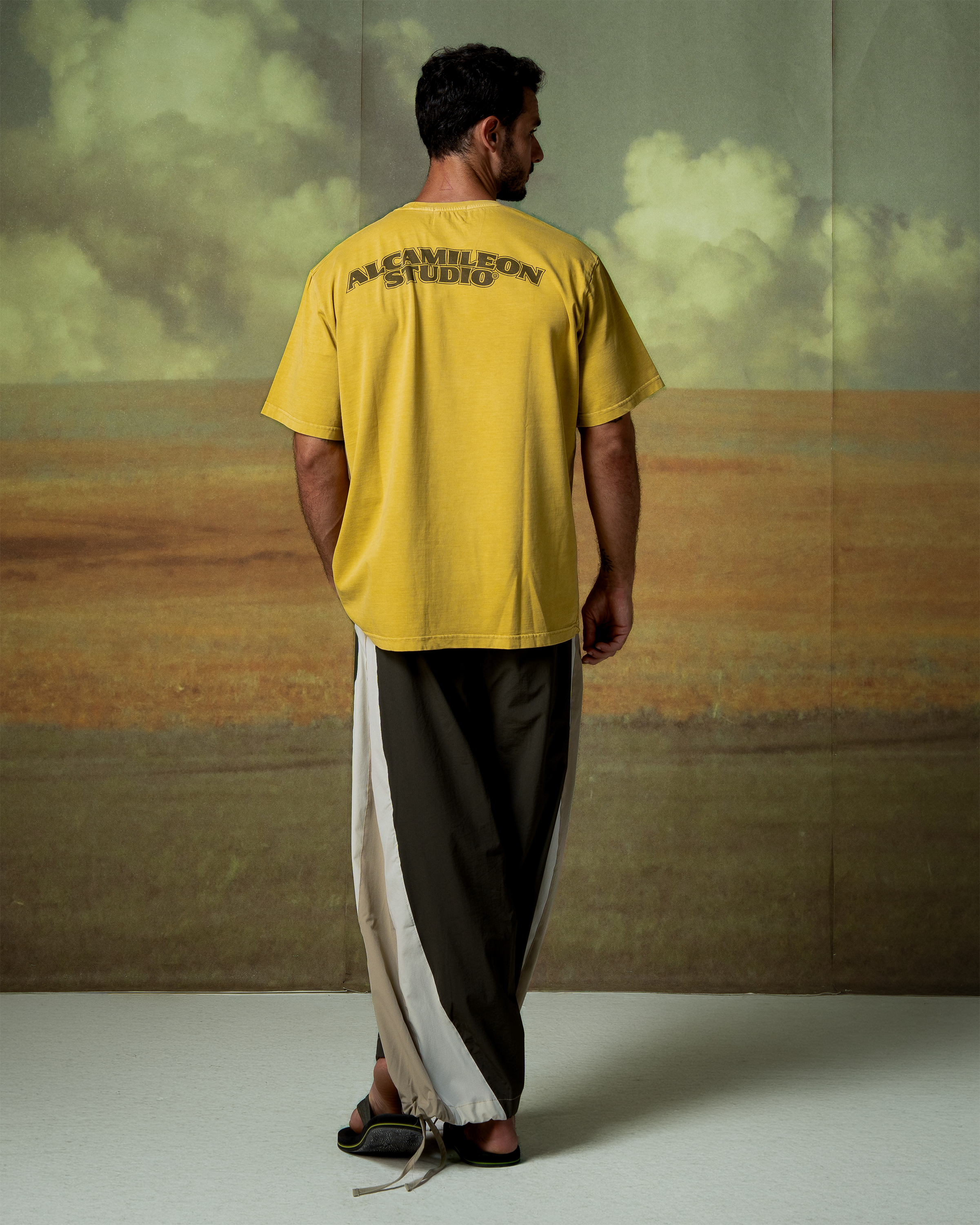 Vintage Olive Track Pants-4