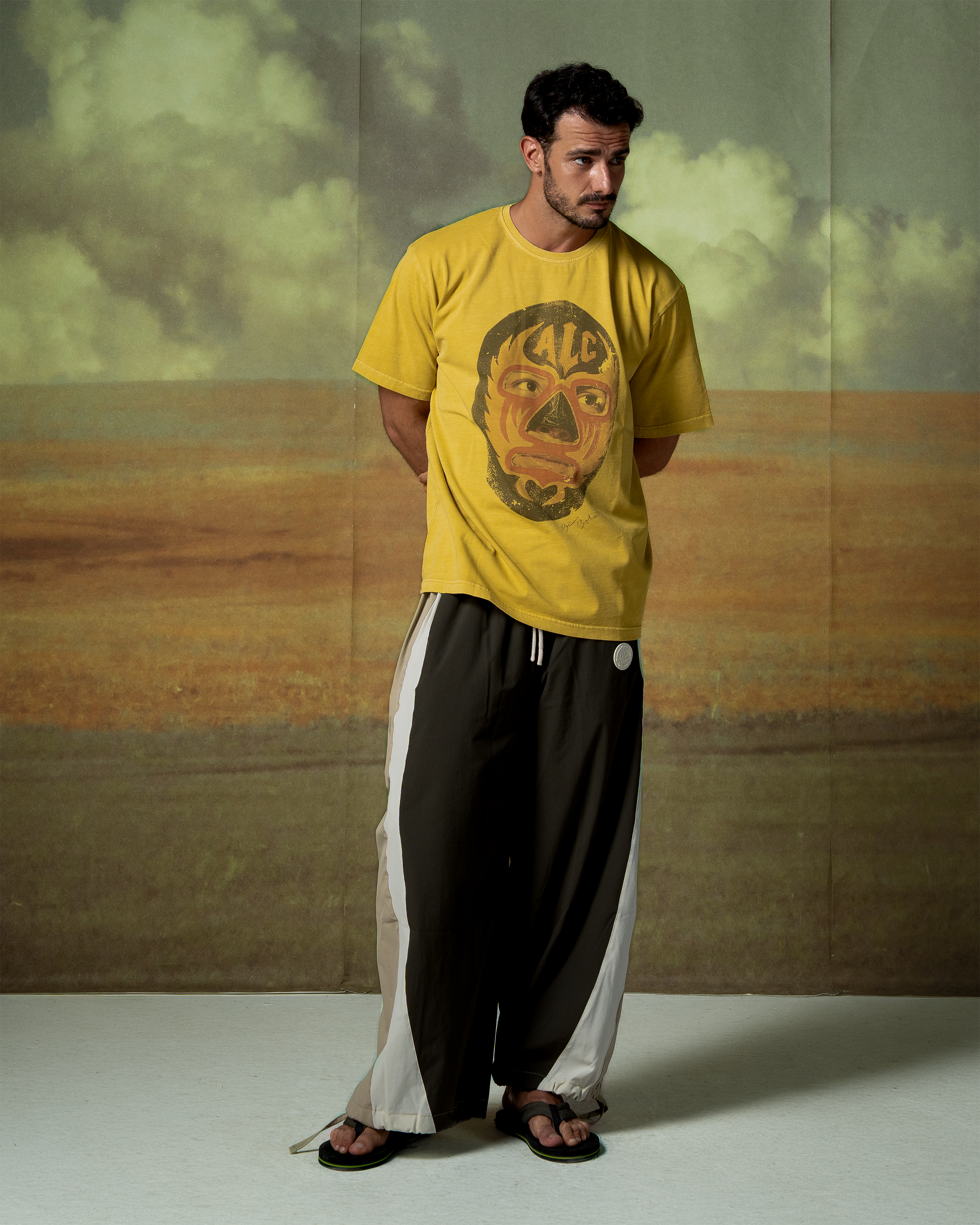 Vintage Olive Track Pants-2