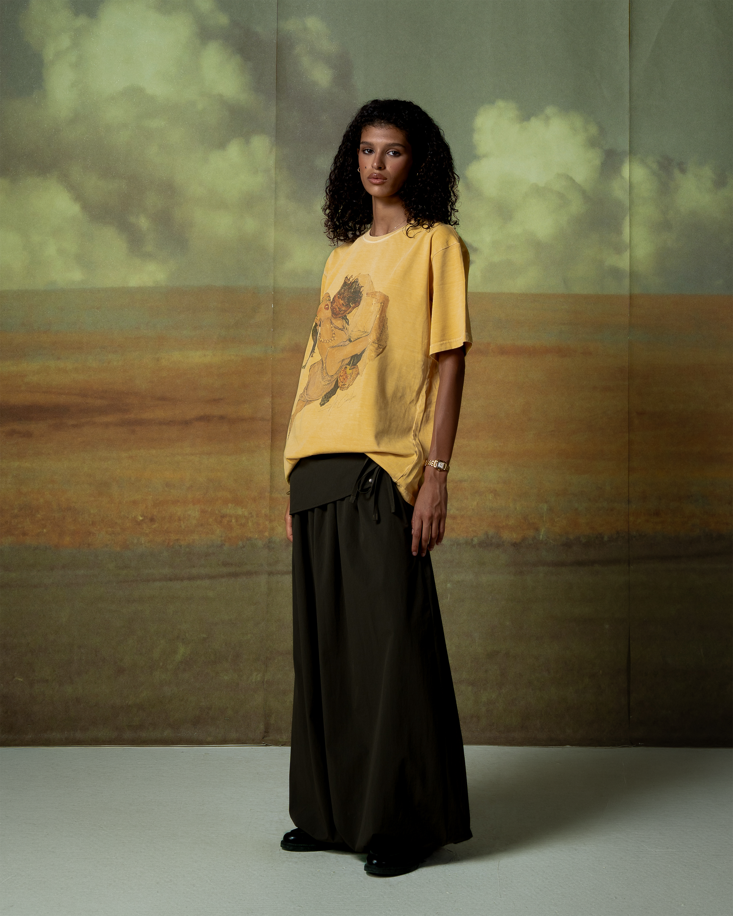 Olive Cloud Pants-4