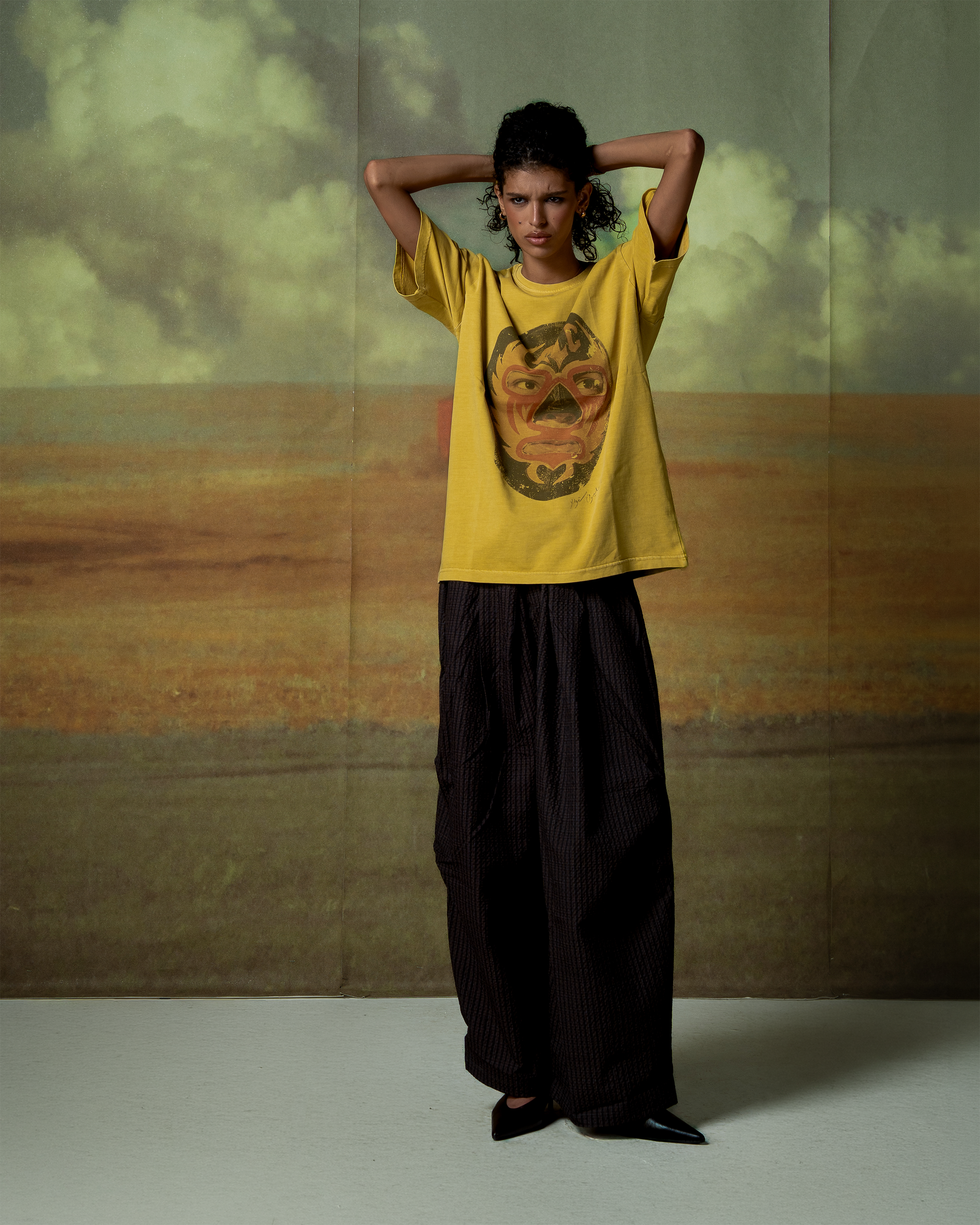 El Luchador Washed Green T-Shirt