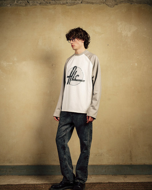 Graphite Long Sleeve Baseball T-Shirt