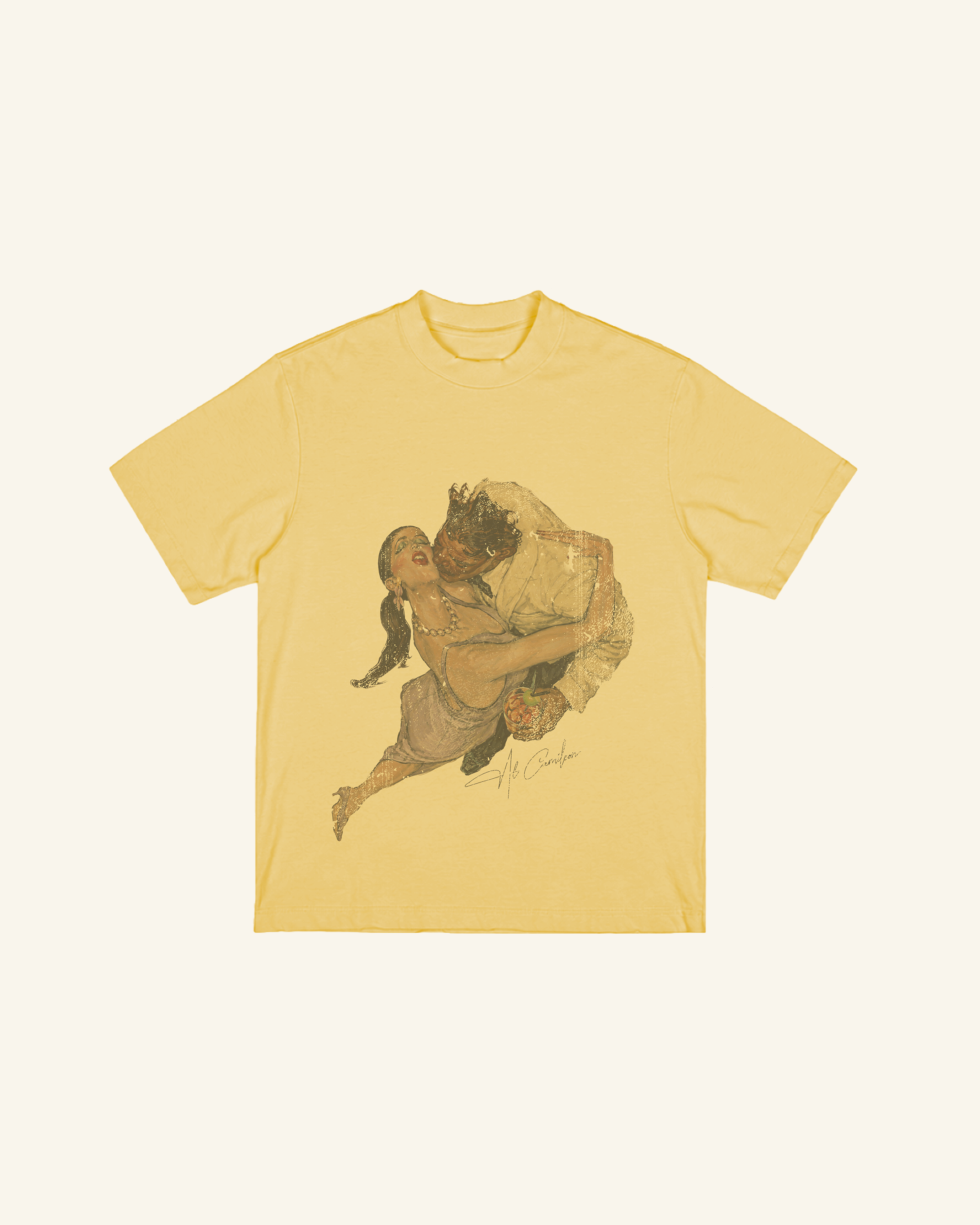 The Last Waltz Washed Yellow T-shirt