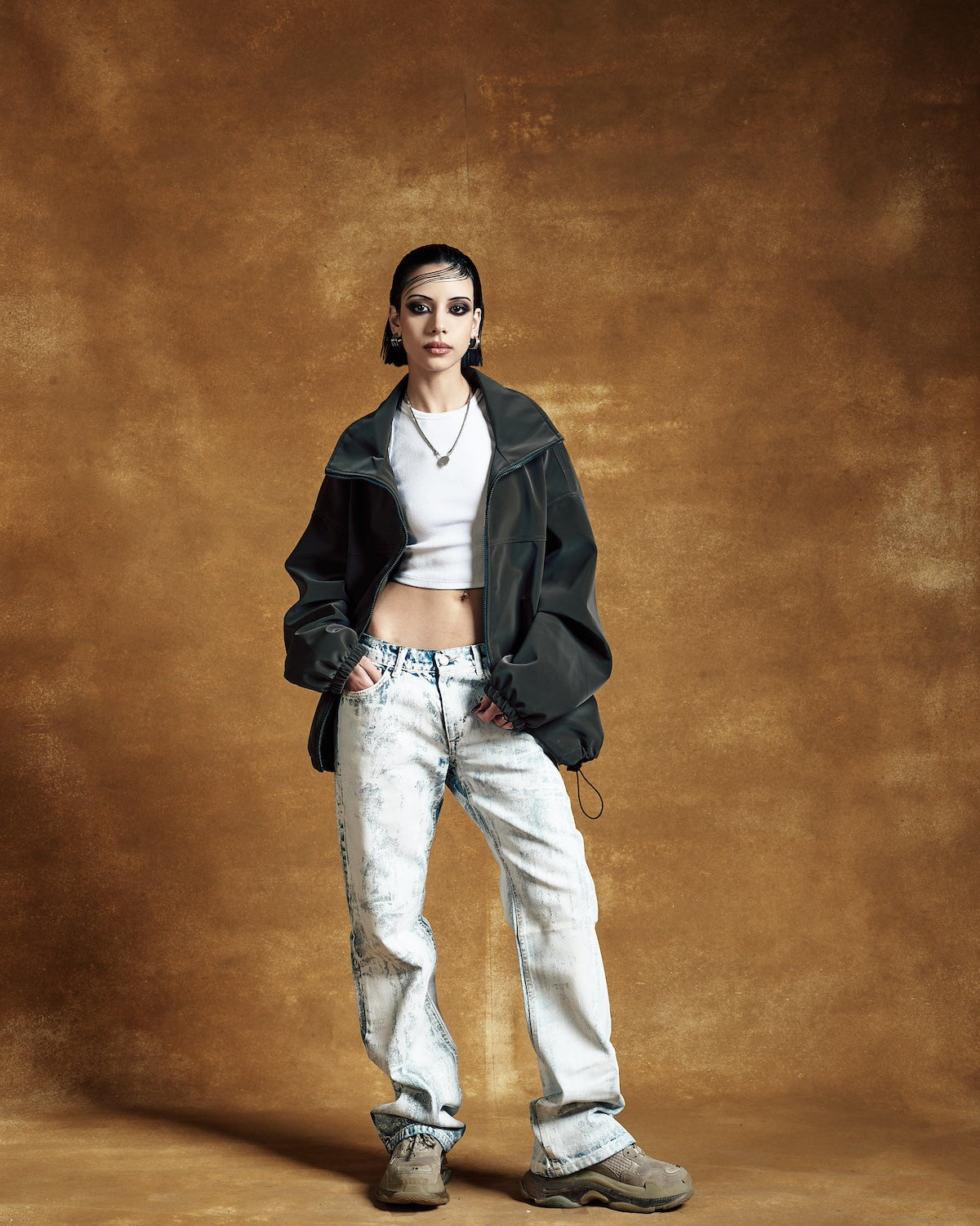 Sheep Trap Embossed Jacket-3