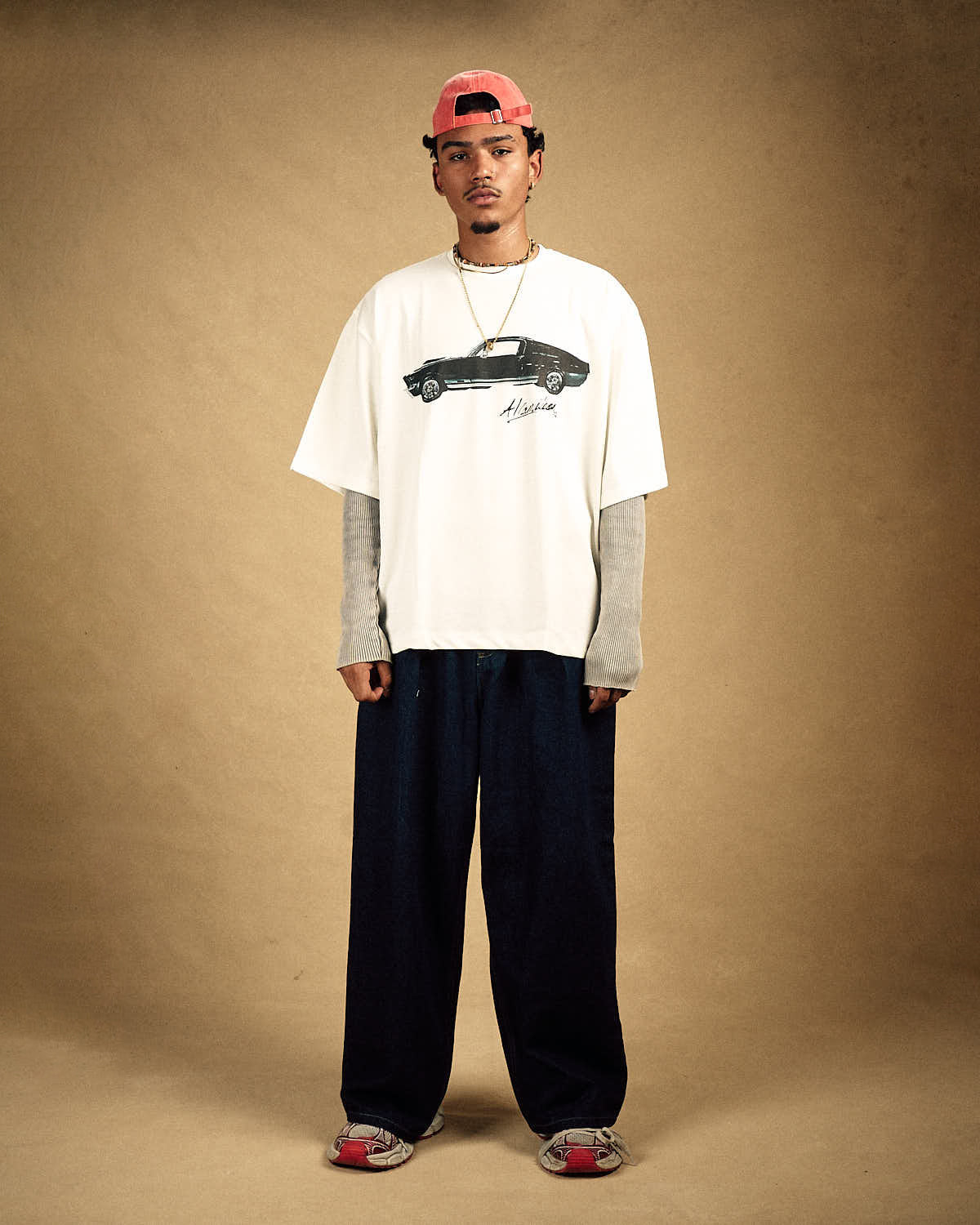 Mustang Signature Tee In White-1