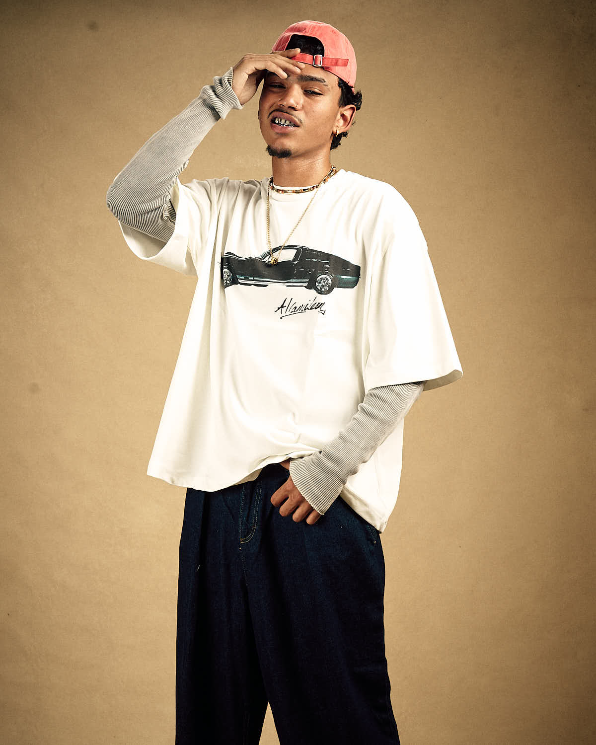 Mustang Signature Tee In White-3