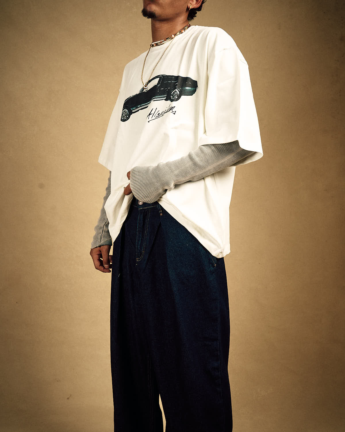 Mustang Signature Tee In White-4