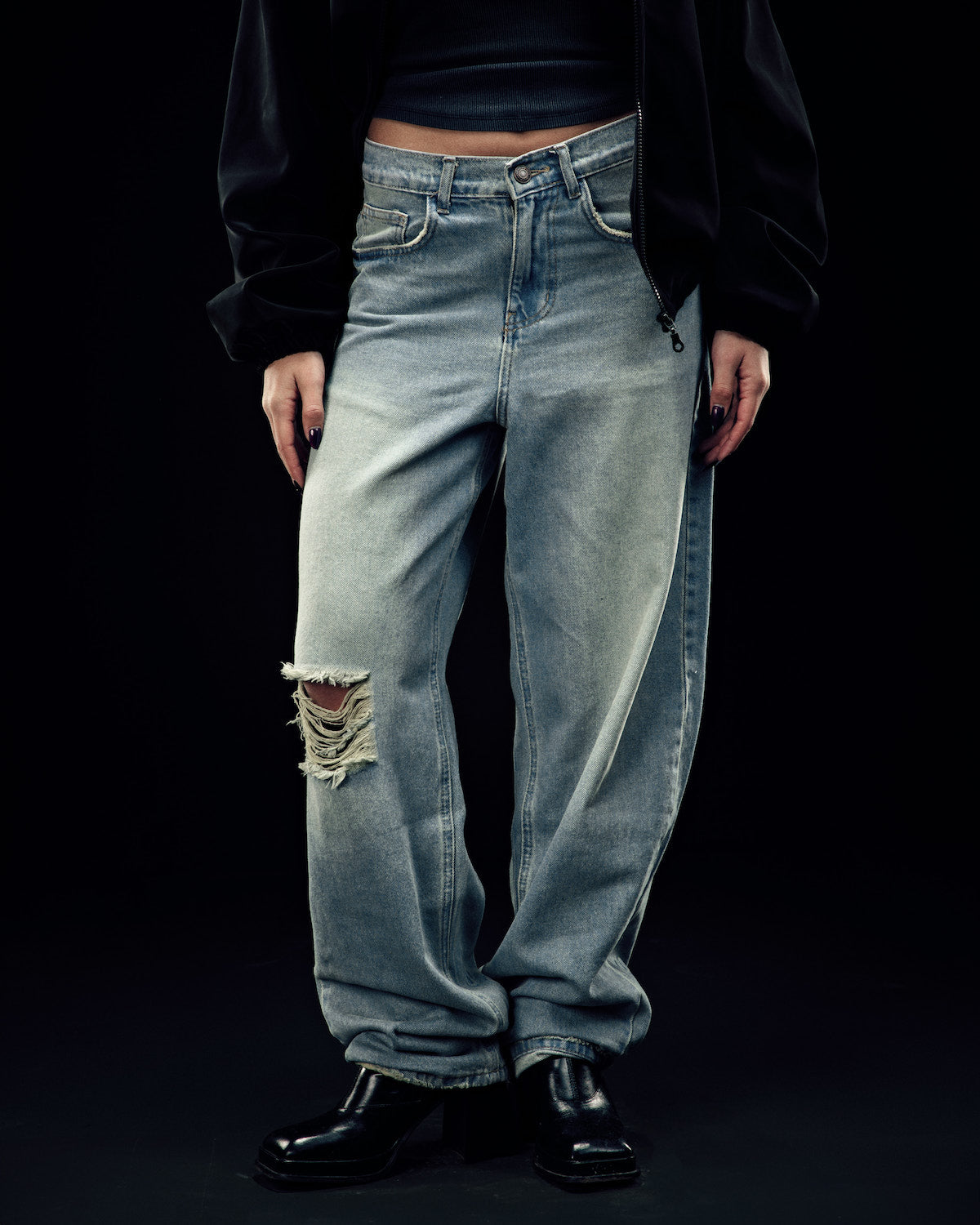 OG Blue Embossed Denim-4