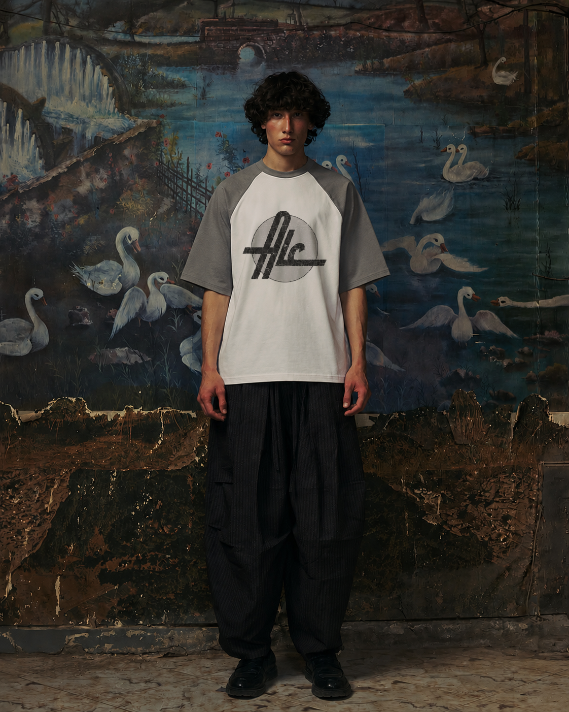 Graphite Short Sleeve Baseball T-Shirt-1