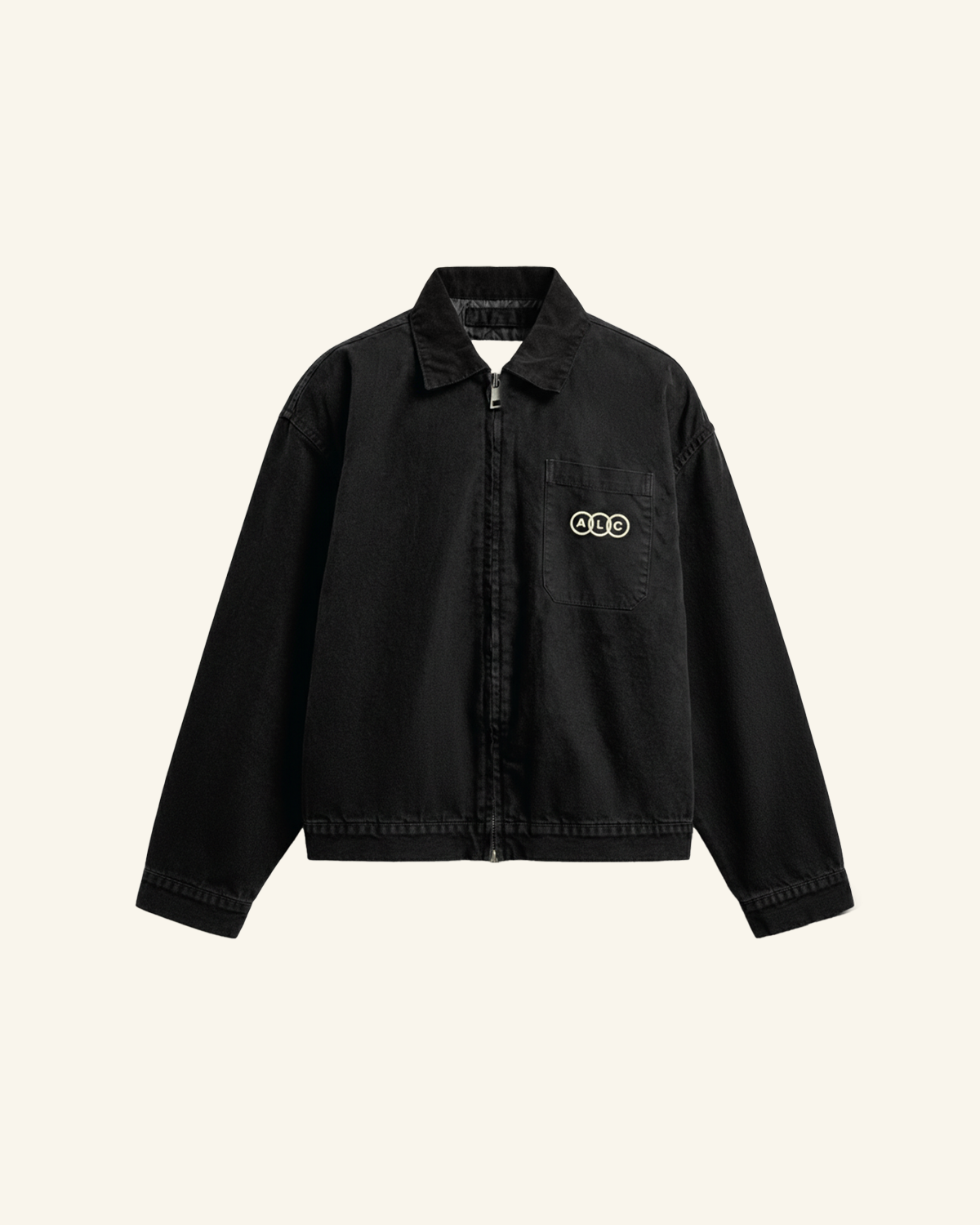Black Denim Jacket-6
