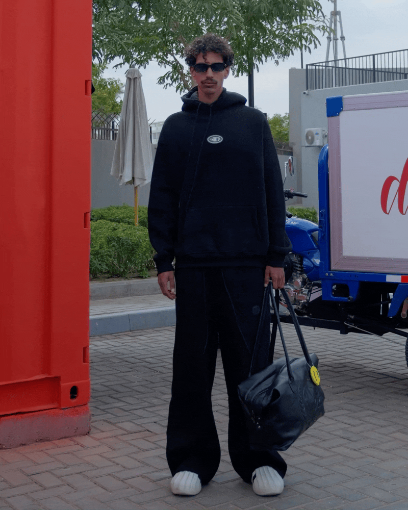 "Lights Out" Black Sweatpants