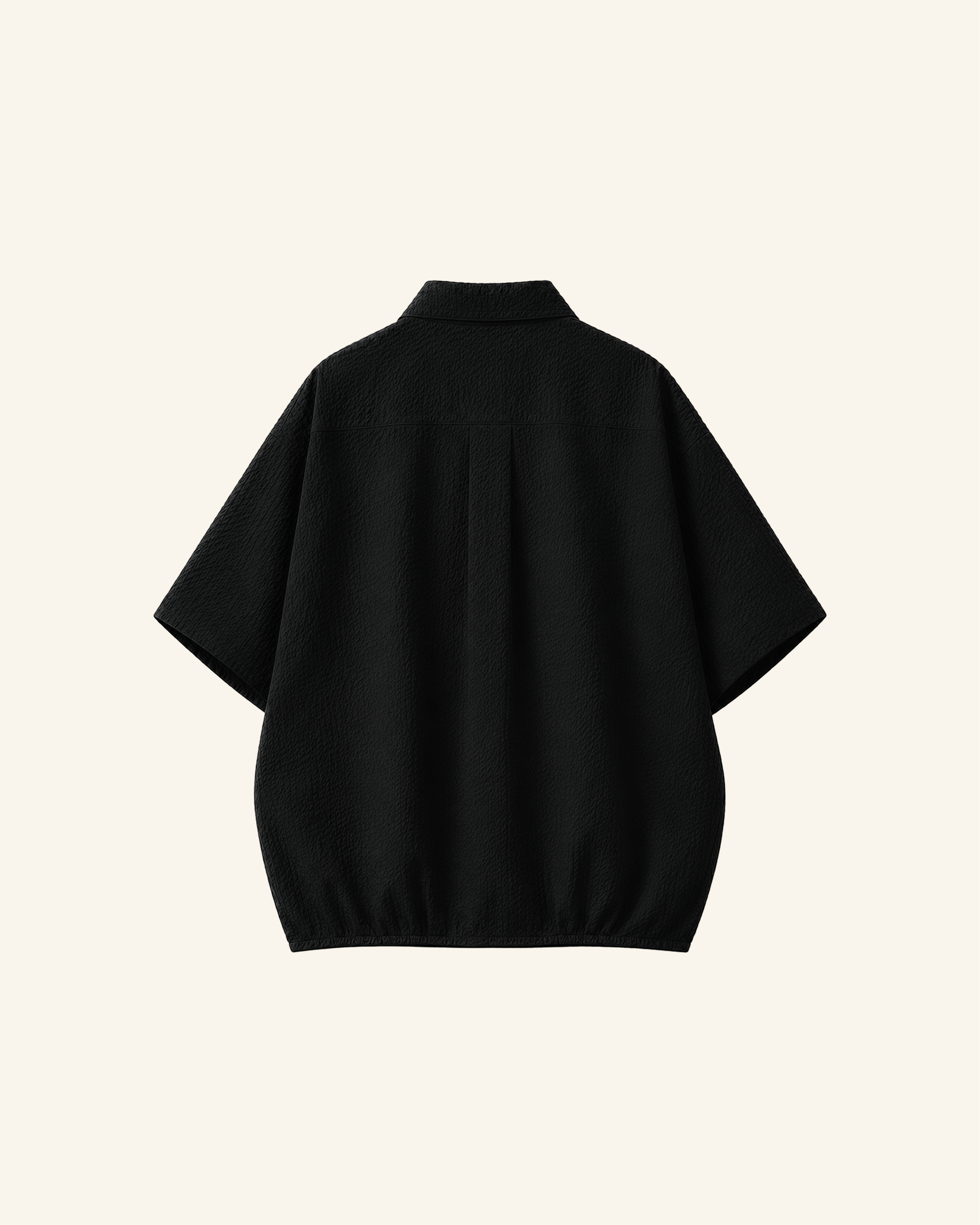Black Pleated Shirt-5