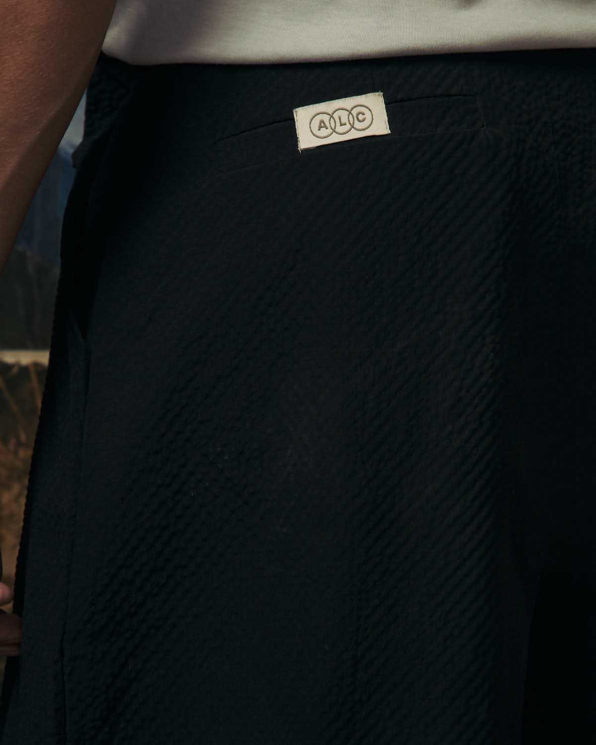 Black Pleated Volume Pants-9
